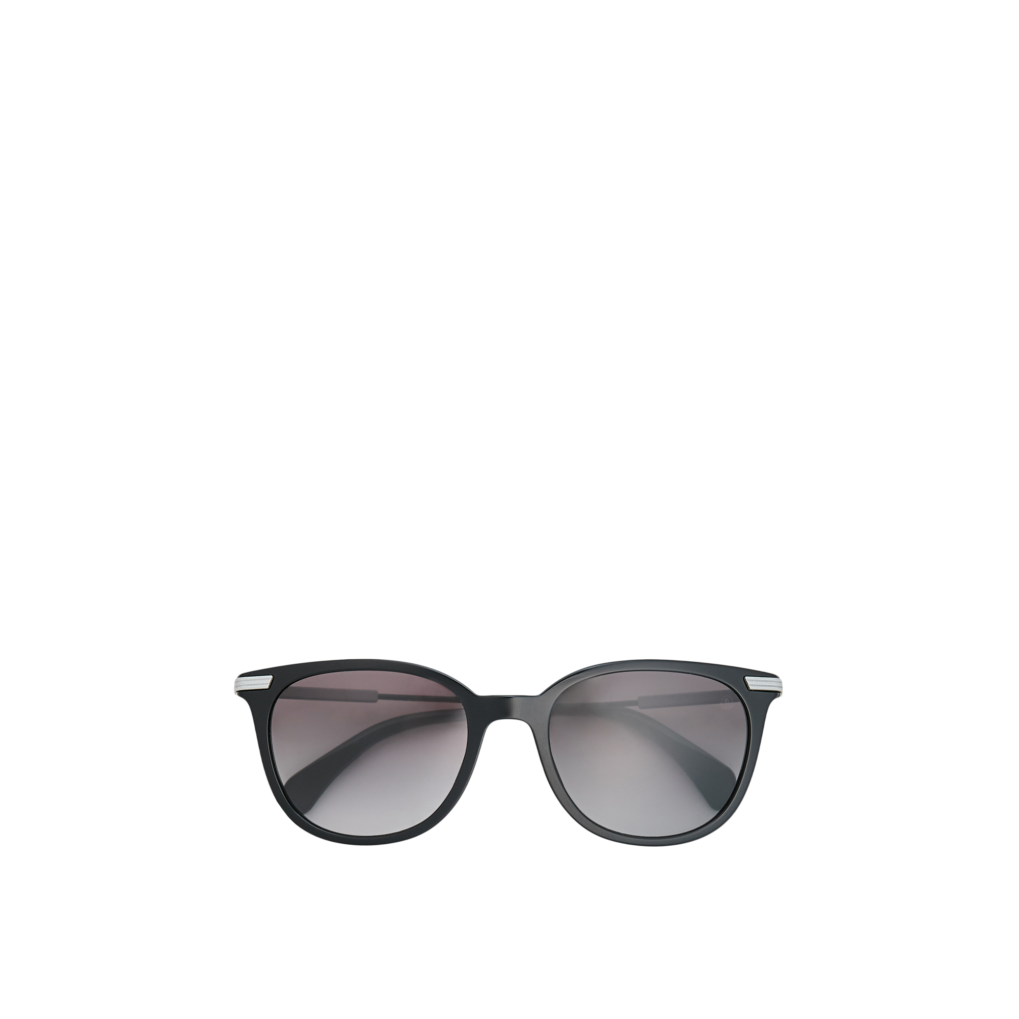 Moncler Unisex Sunglass Korra - Frame color: Shiny Black, Lens color: Gradient Dark Grey - Image 3