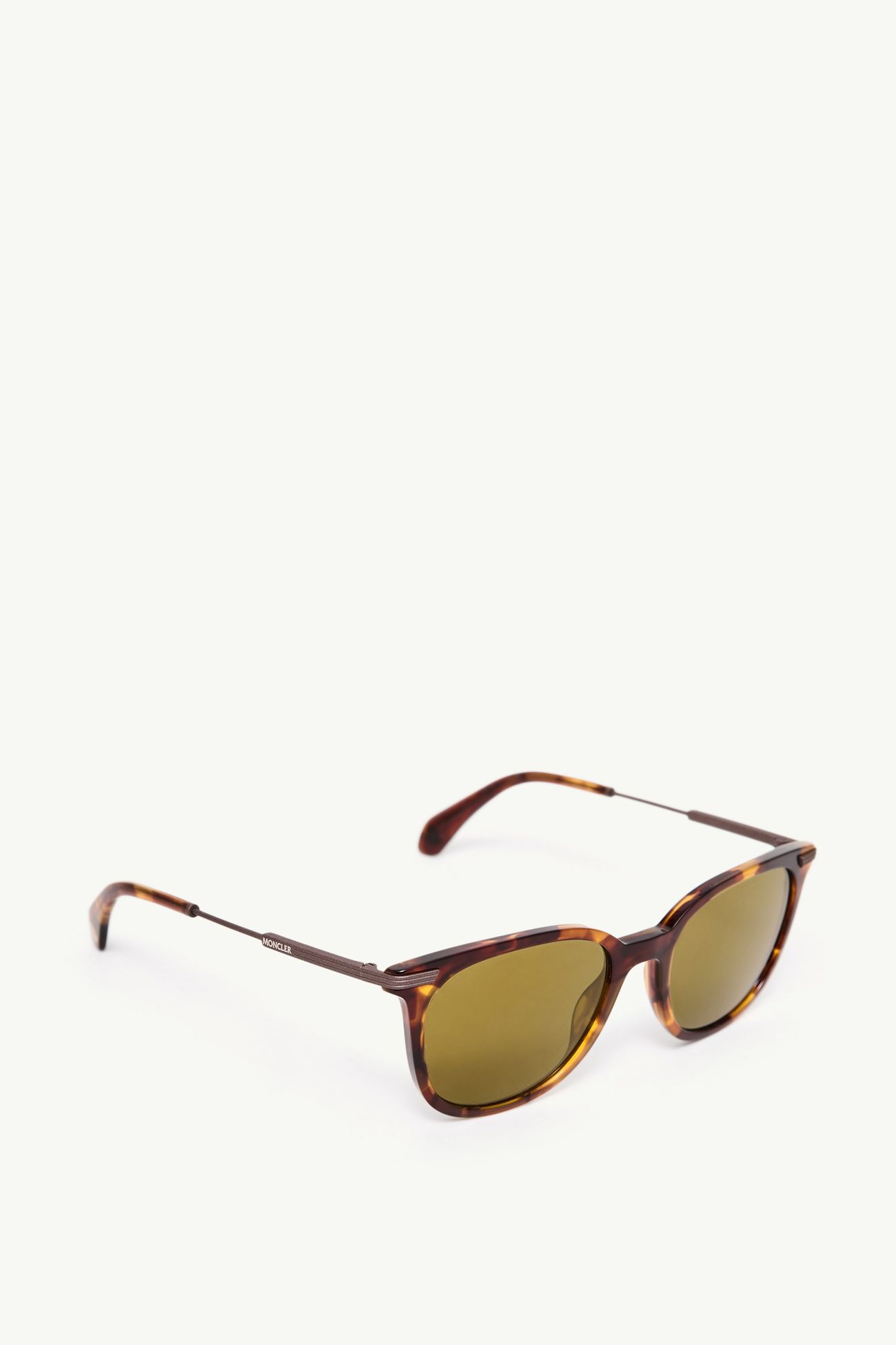 Korra ovale Sonnenbrille Genderneutral Havanna Moncler 4