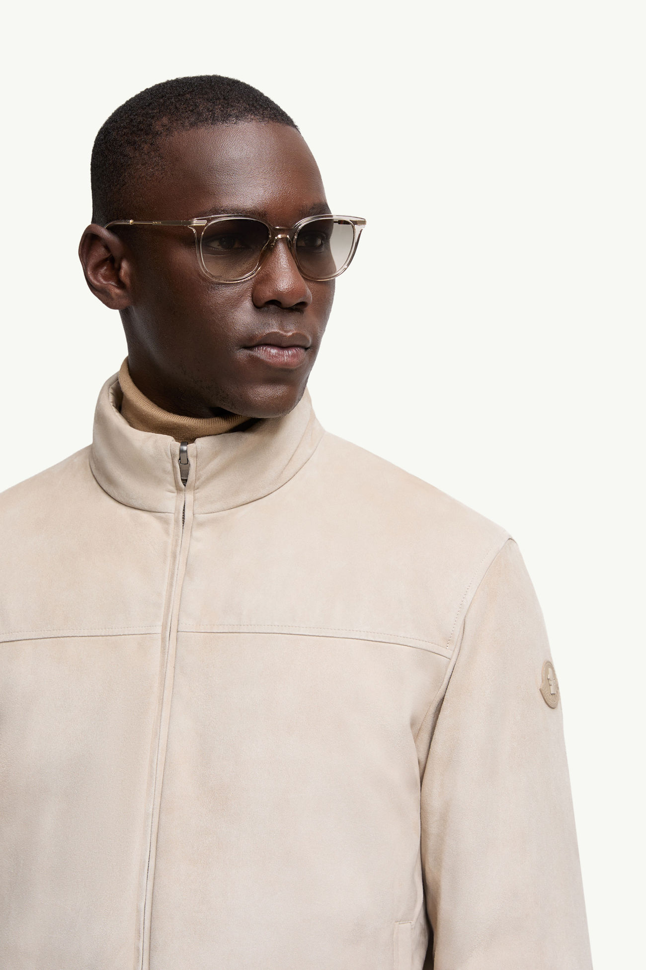 Korra ovale Sonnenbrille Genderneutral Offwhite Moncler 2