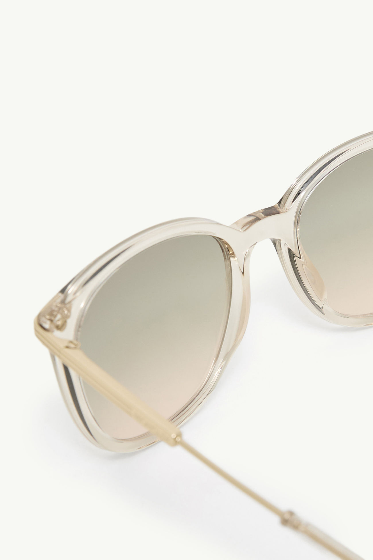 Korra橢圓形太陽眼鏡 中性 灰白色 Moncler 5