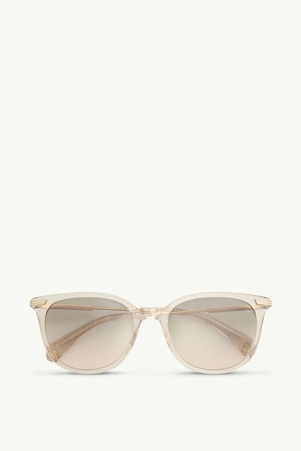 Korra Oval Sunglasses Gender Neutral Off White Moncler 0