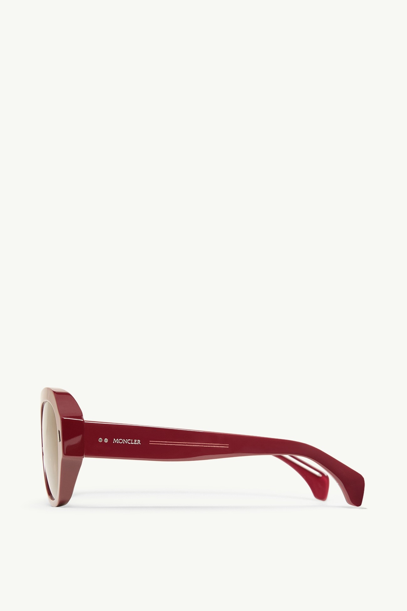Occhiali da Sole Rettangolari Elevane Gender Neutral Bordeaux Moncler 3