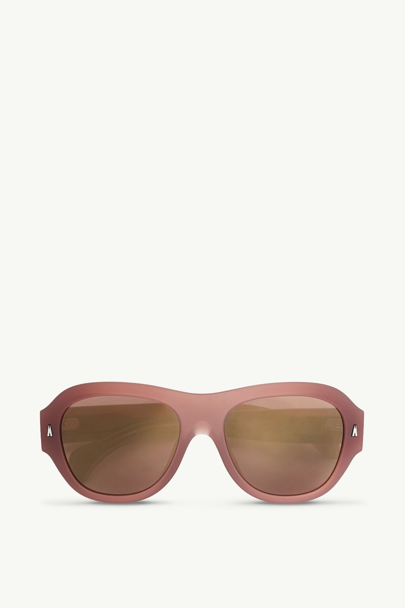 Elevane rechteckige Sonnenbrille Genderneutral Burgunderrot Moncler 0