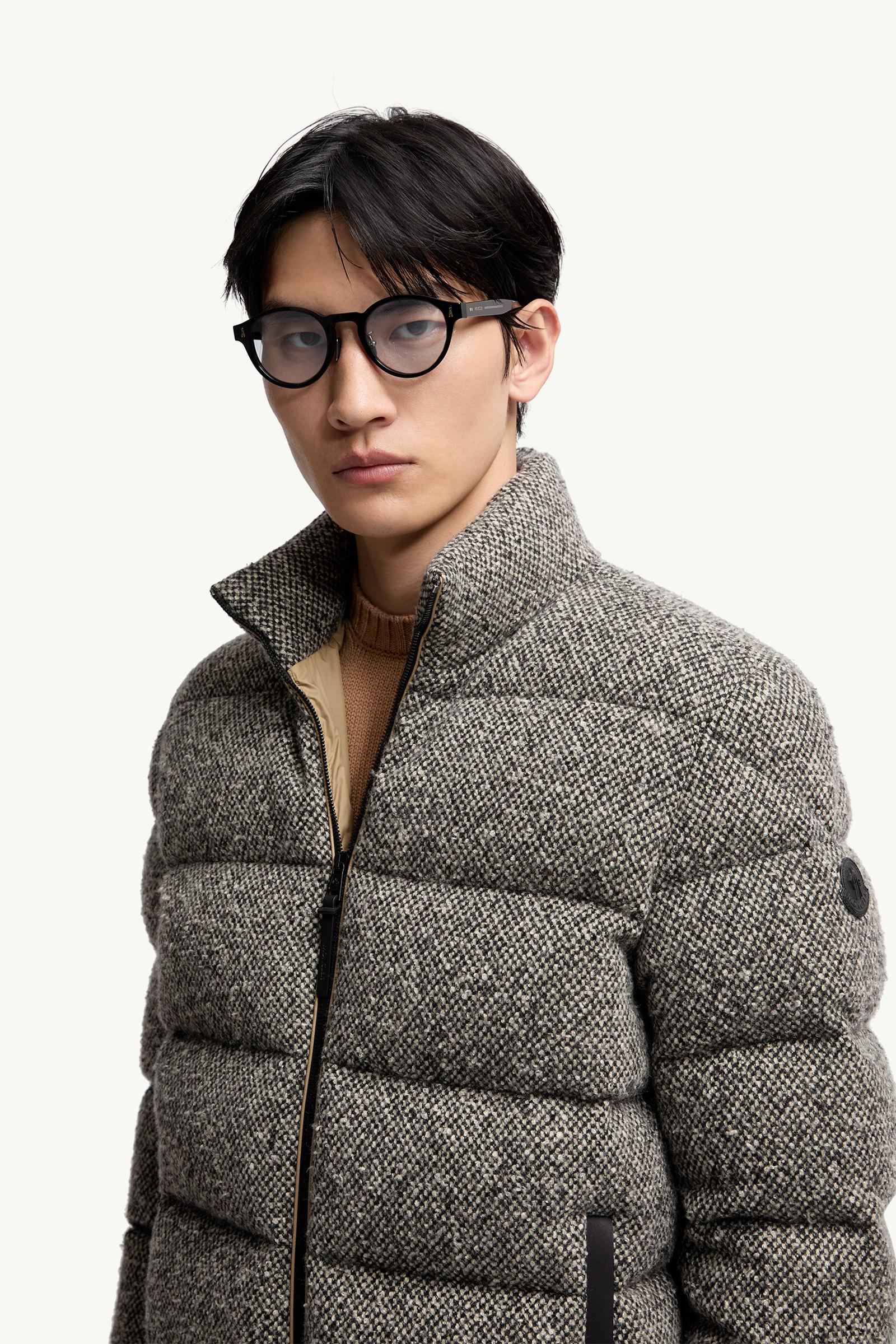 Lunettes de soleil rondes Ember Mixte Noir Brillant Moncler 1