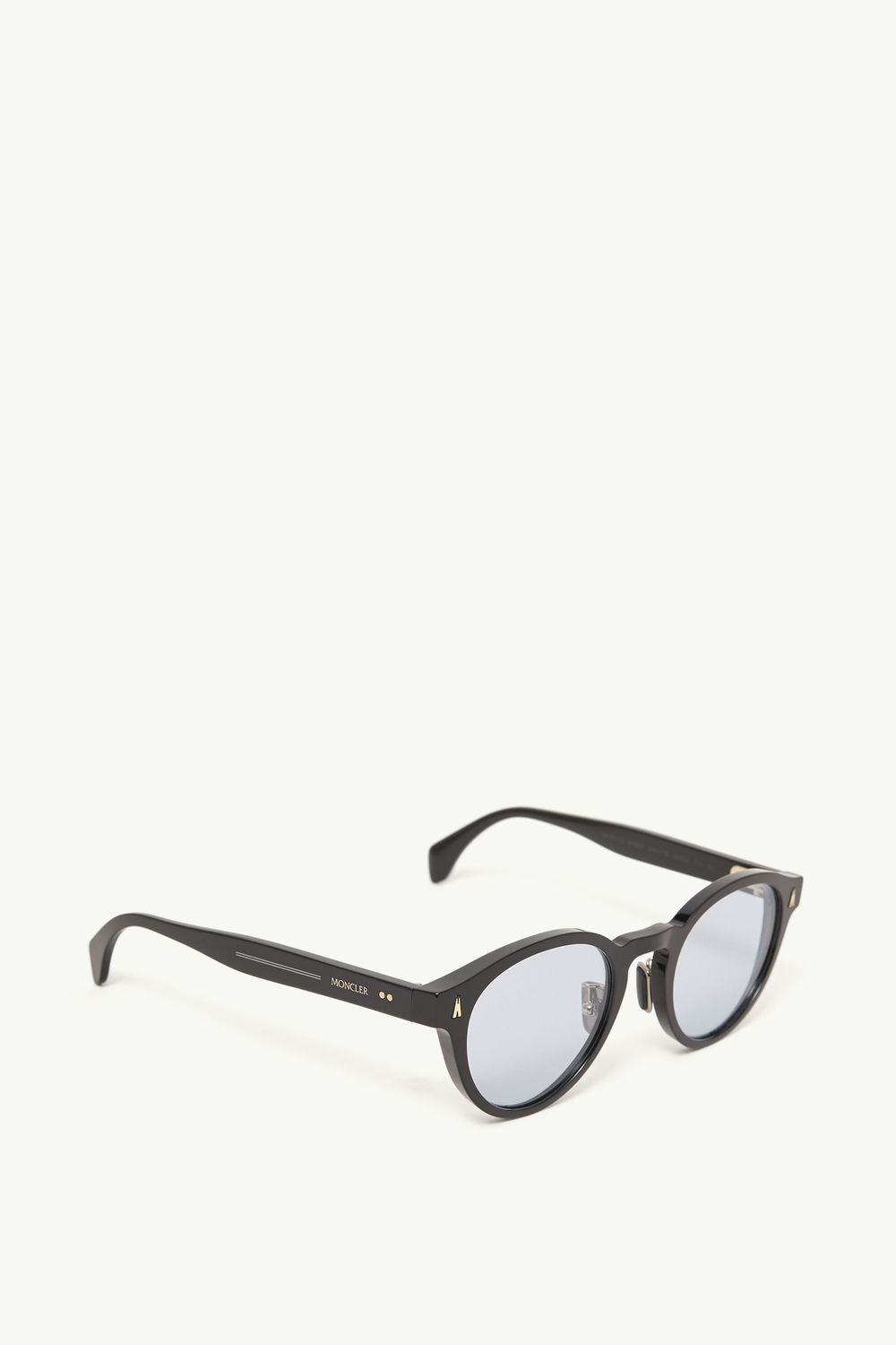 Ember Round Sunglasses Gender Neutral Shiny Black Moncler 4