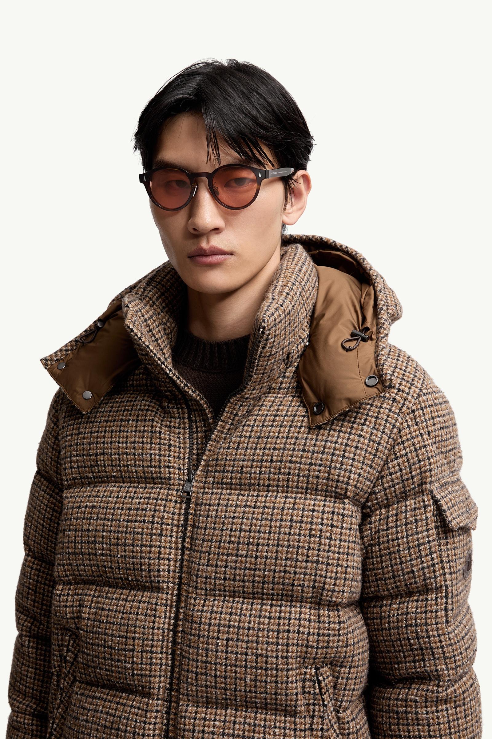Havana Ember Round Sunglasses - Sunglasses for Men | Moncler US