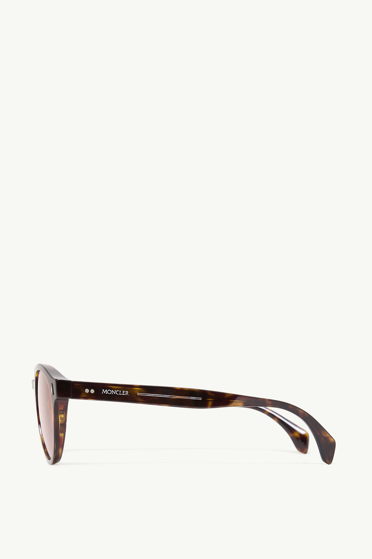 Occhiali da Sole Rotondi Ember Gender Neutral Avana Moncler 2