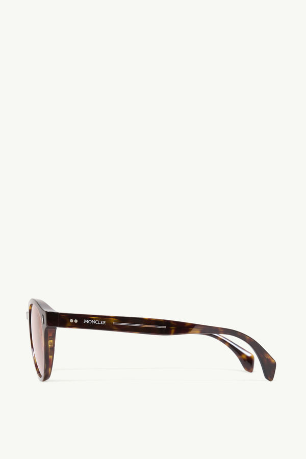 Occhiali da Sole Rotondi Ember Gender Neutral Avana Moncler 2