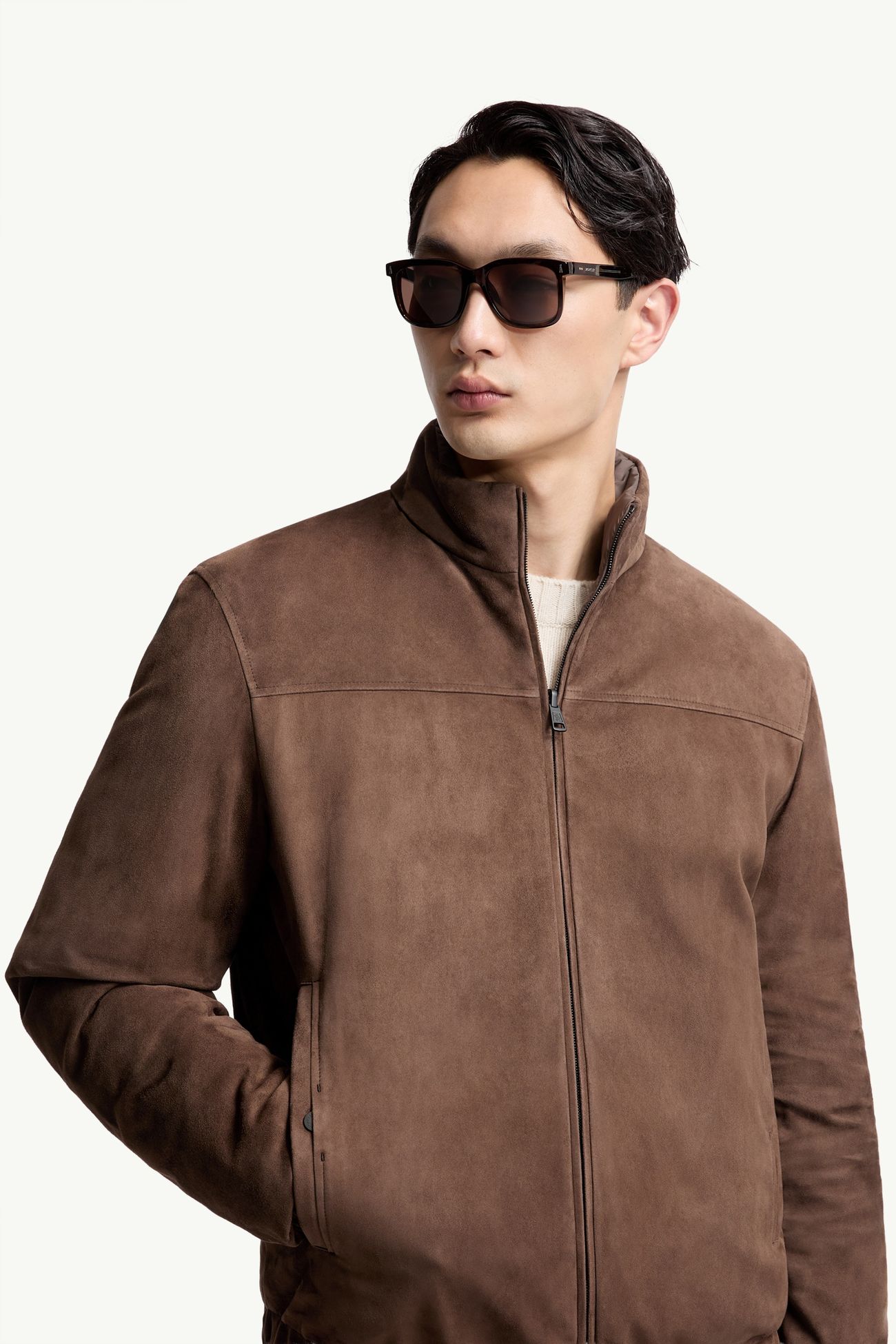 Valaire男女款矩形太阳镜 中性 哈瓦那色 Moncler 2