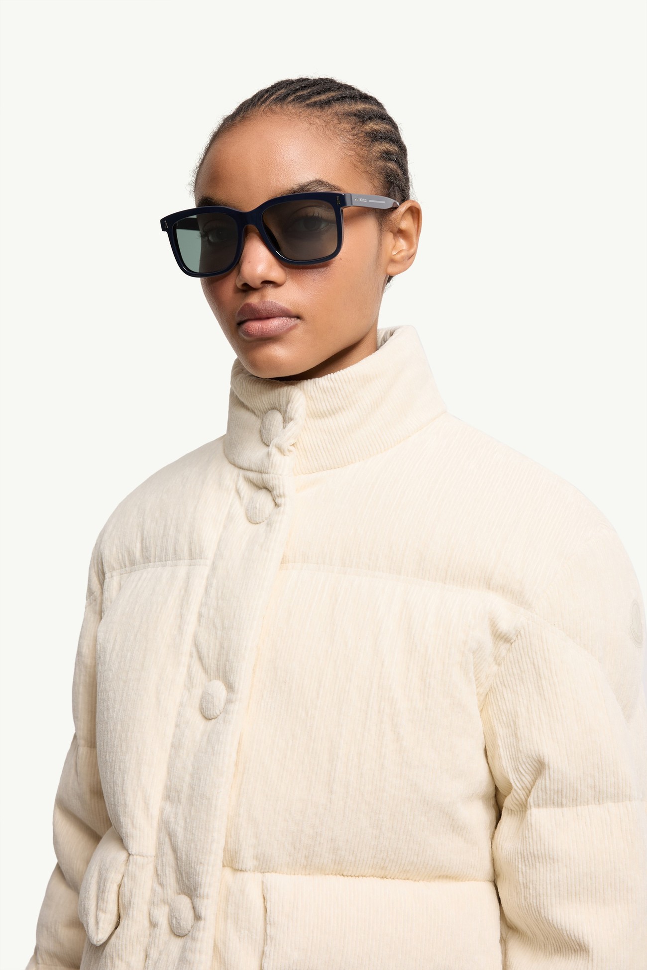 Gafas de sol rectangulares Valaire De Género Neutro Azul oscuro Moncler 2