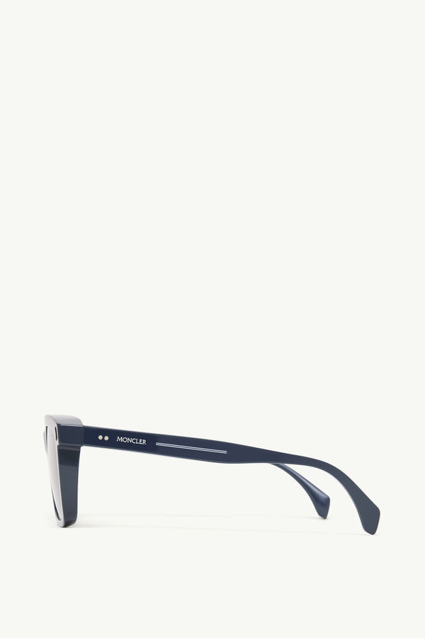 Valaire Rectangular Sunglasses Gender Neutral Dark Blue Moncler 2