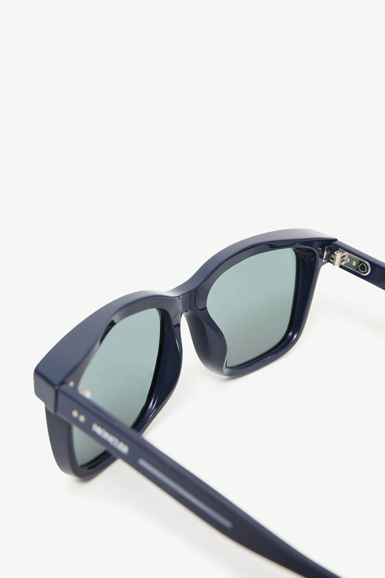Valaire rechteckige Sonnenbrille Genderneutral Dunkelblau Moncler 5