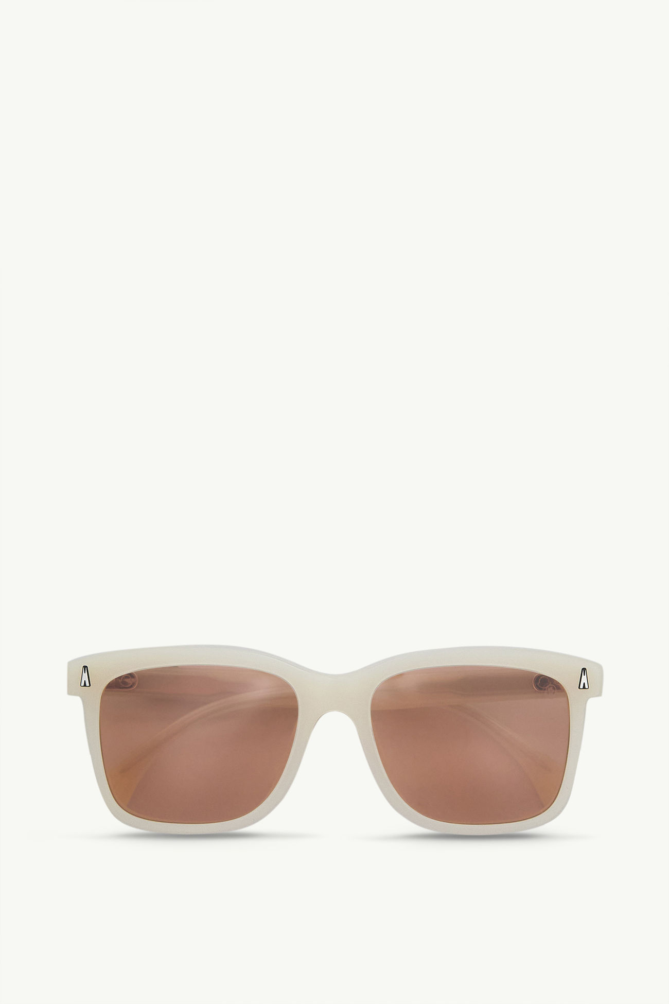 Valaire rechteckige Sonnenbrille Genderneutral Opal Moncler 0