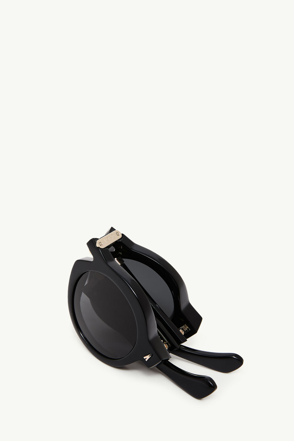 Lunettes de soleil rondes Glisse Mixte Noir Brillant Moncler 5