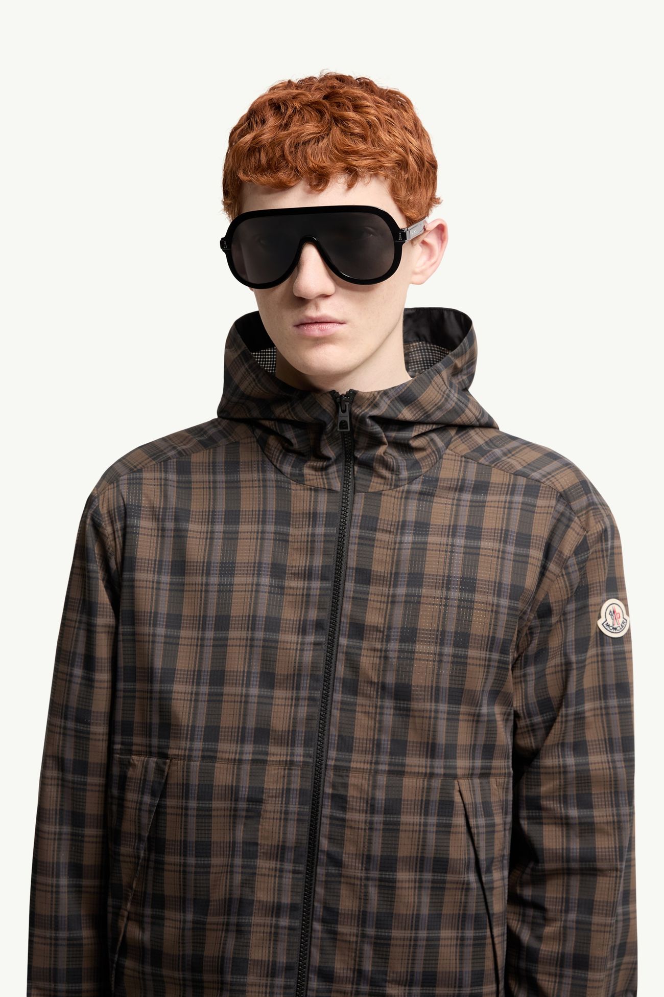 Gafas de sol de aviador Sunsette De Género Neutro Negro Brillante Moncler 1