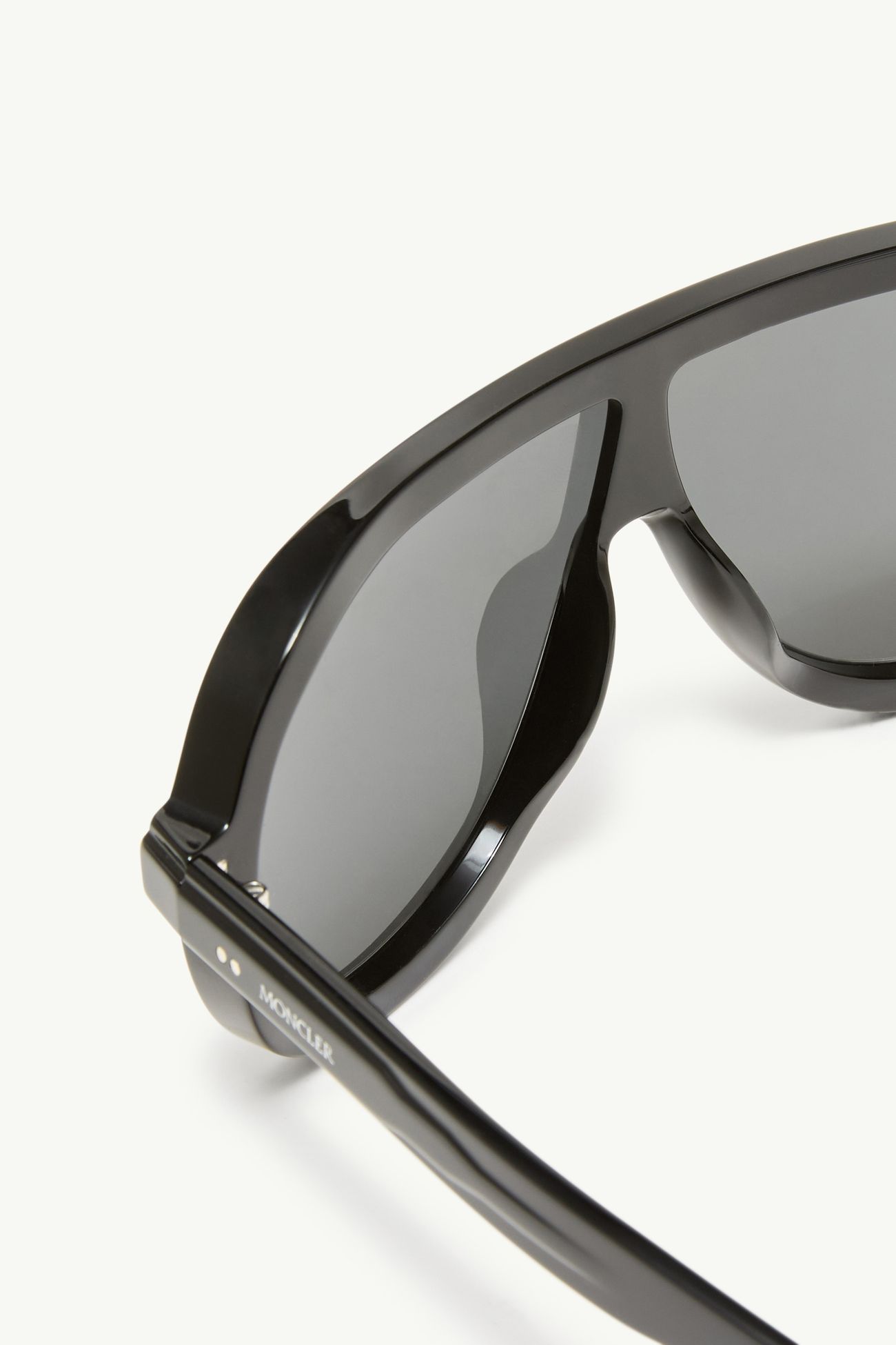 Lunettes de soleil aviateur Sunsette Mixte Noir Brillant Moncler 5