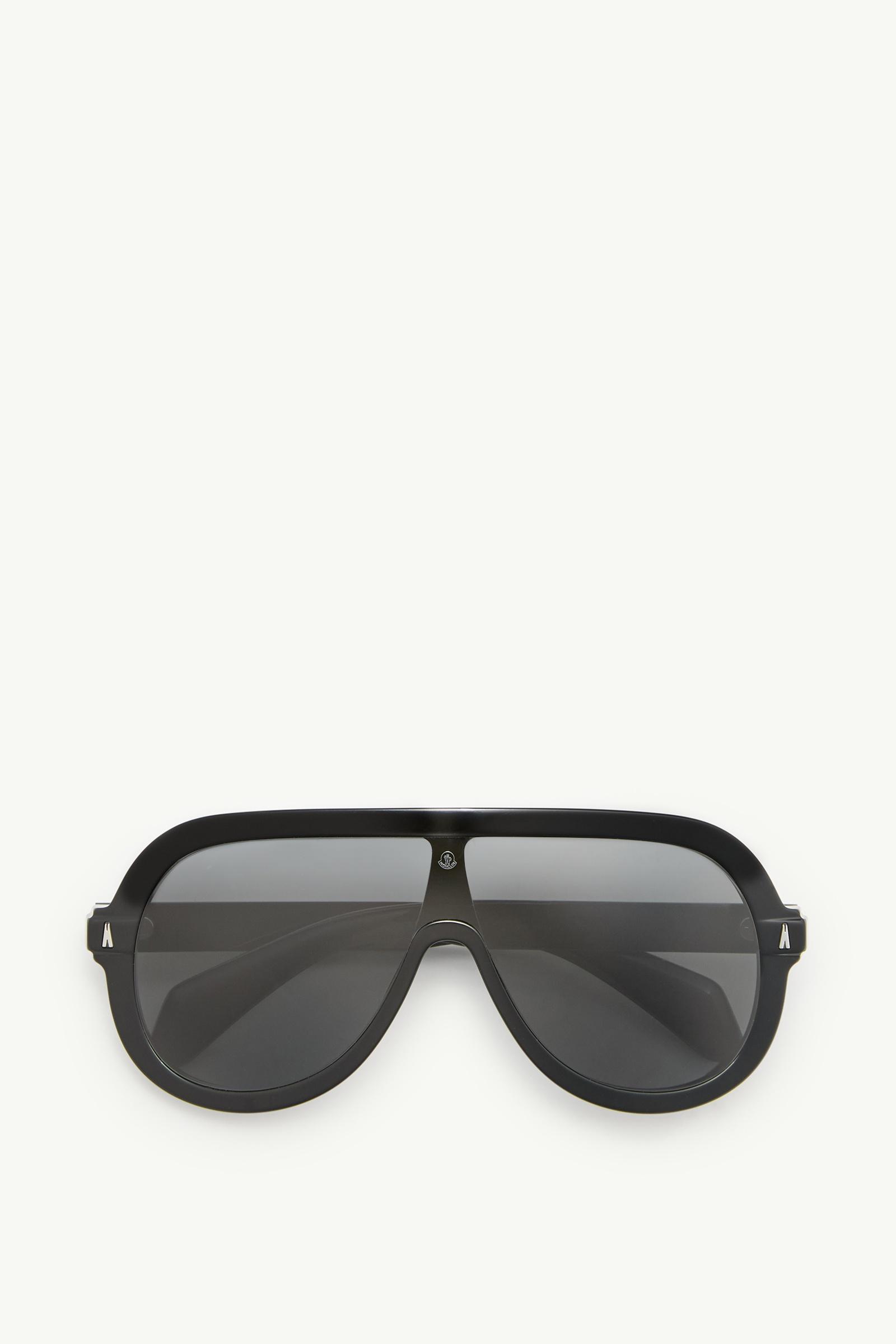 Sunsette Pilot Sunglasses Gender Neutral Shiny Black Moncler, 1 of 0