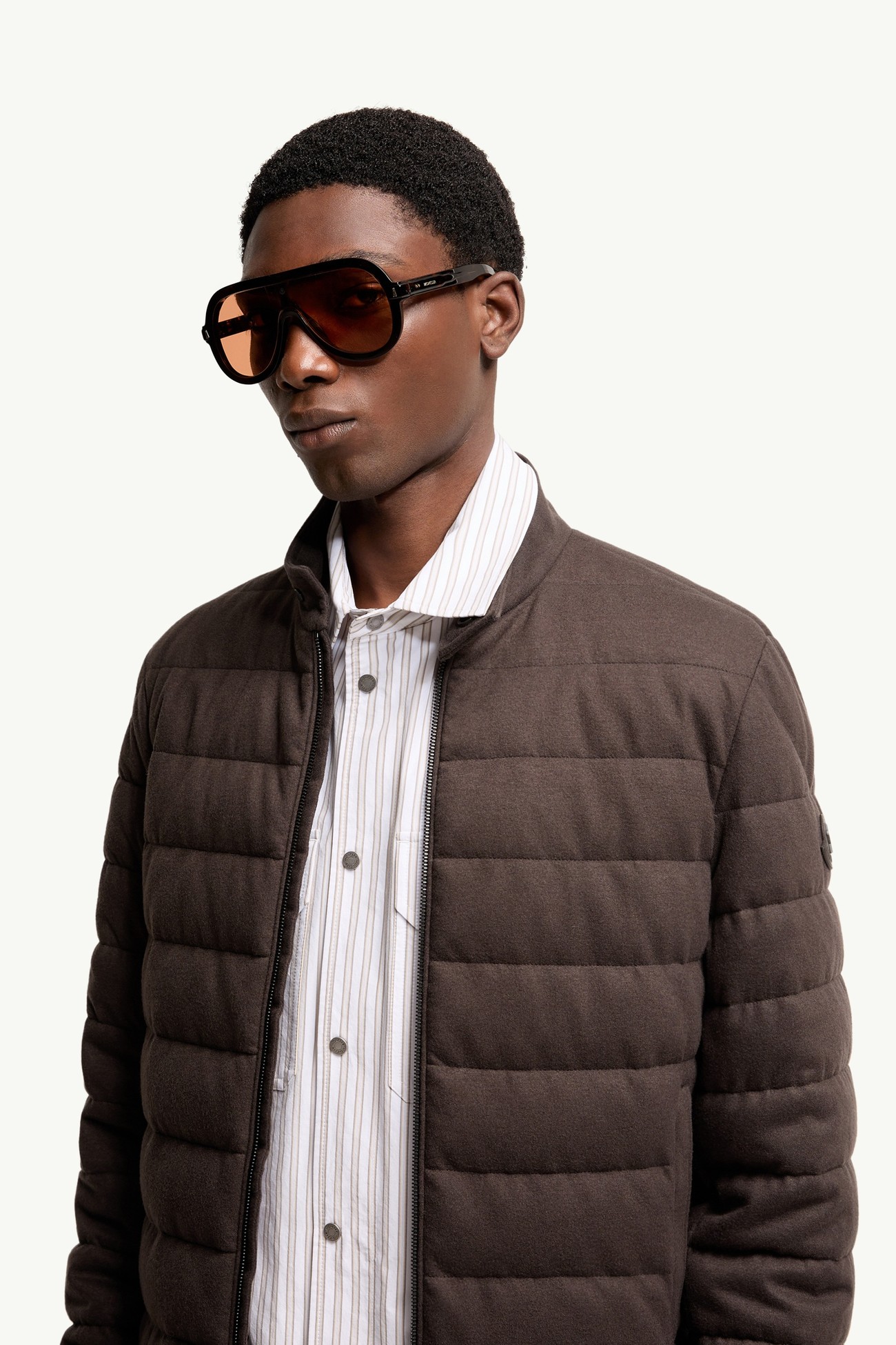 Sunsette Pilot Sunglasses Gender Neutral Havana Moncler 2