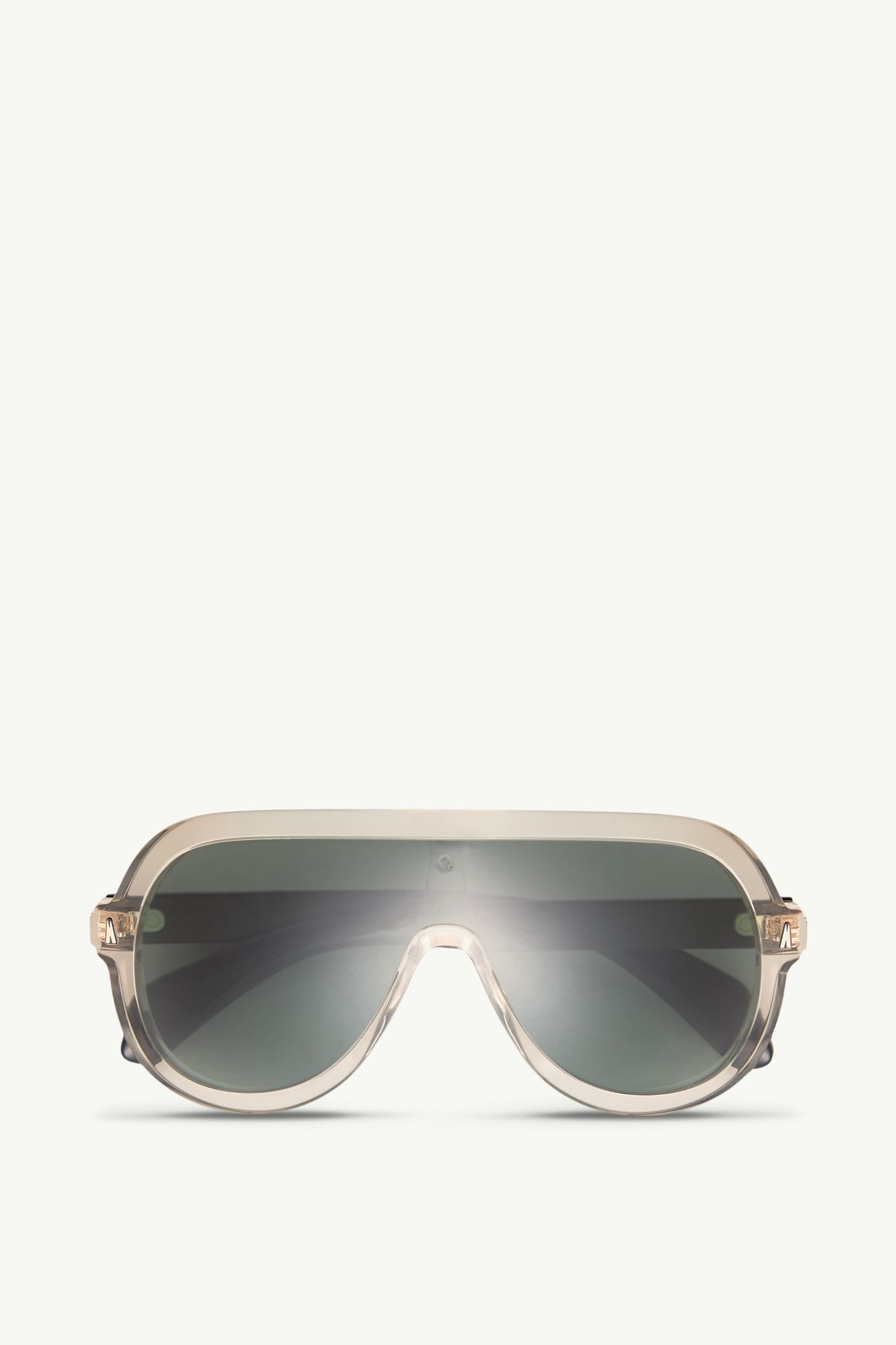 Sunsette Pilot Sunglasses Gender Neutral Shiny Transparent Off-white Moncler 0
