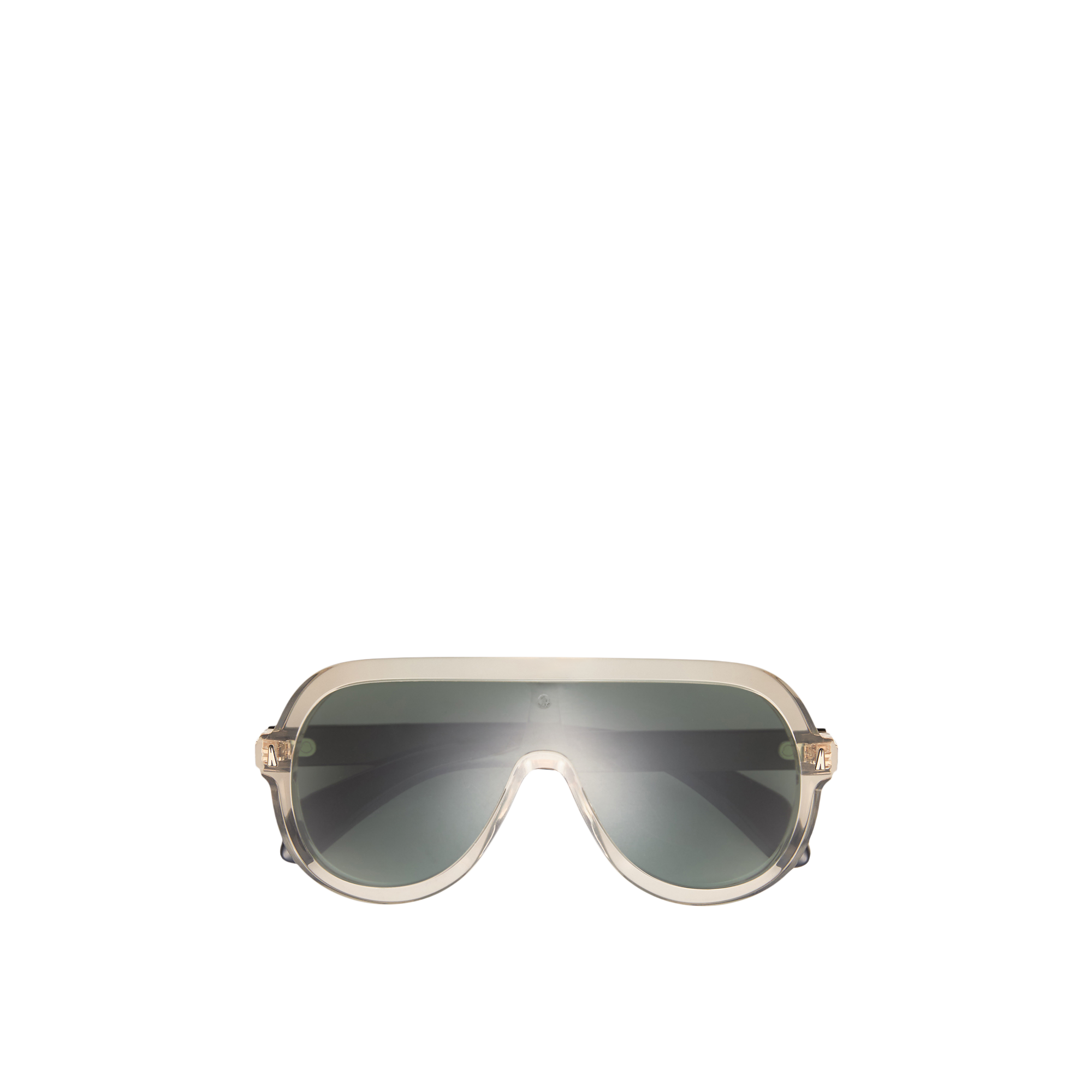 Moncler Lunettes Pilot Sunglasses Acetate White