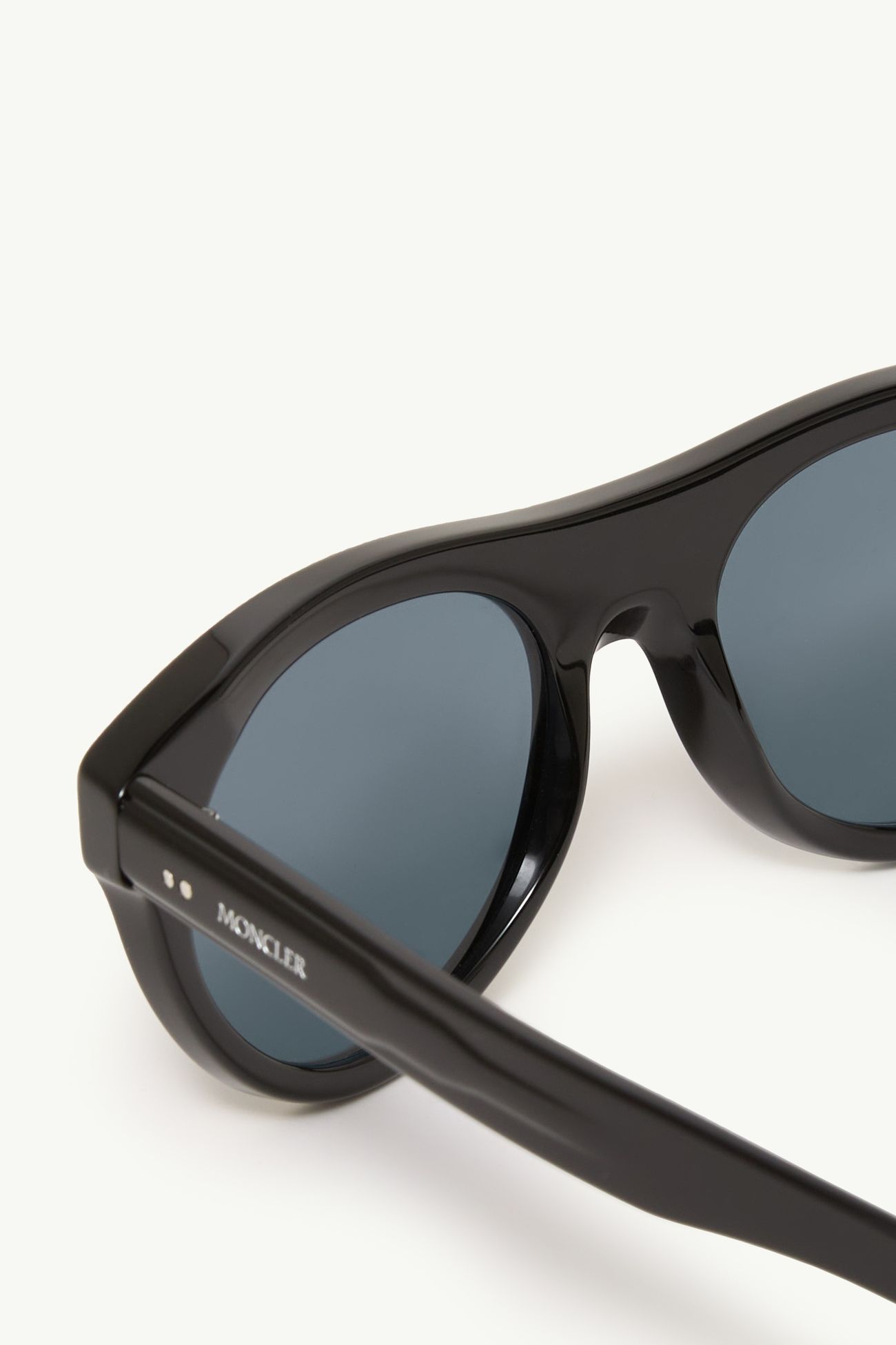 Occhiali da sole ovali Splash Gender Neutral Nero Brillante Moncler 5