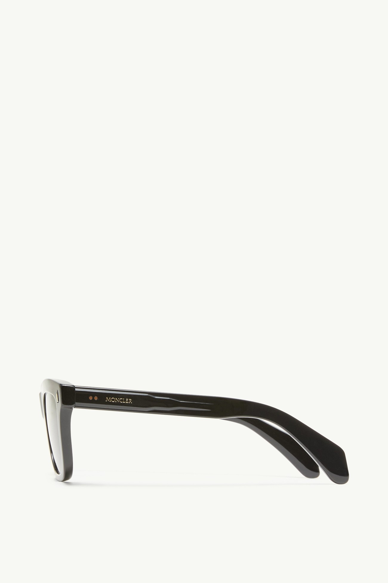 Gafas de sol rectangulares Bronzz De Género Neutro Negro Brillante Moncler 3