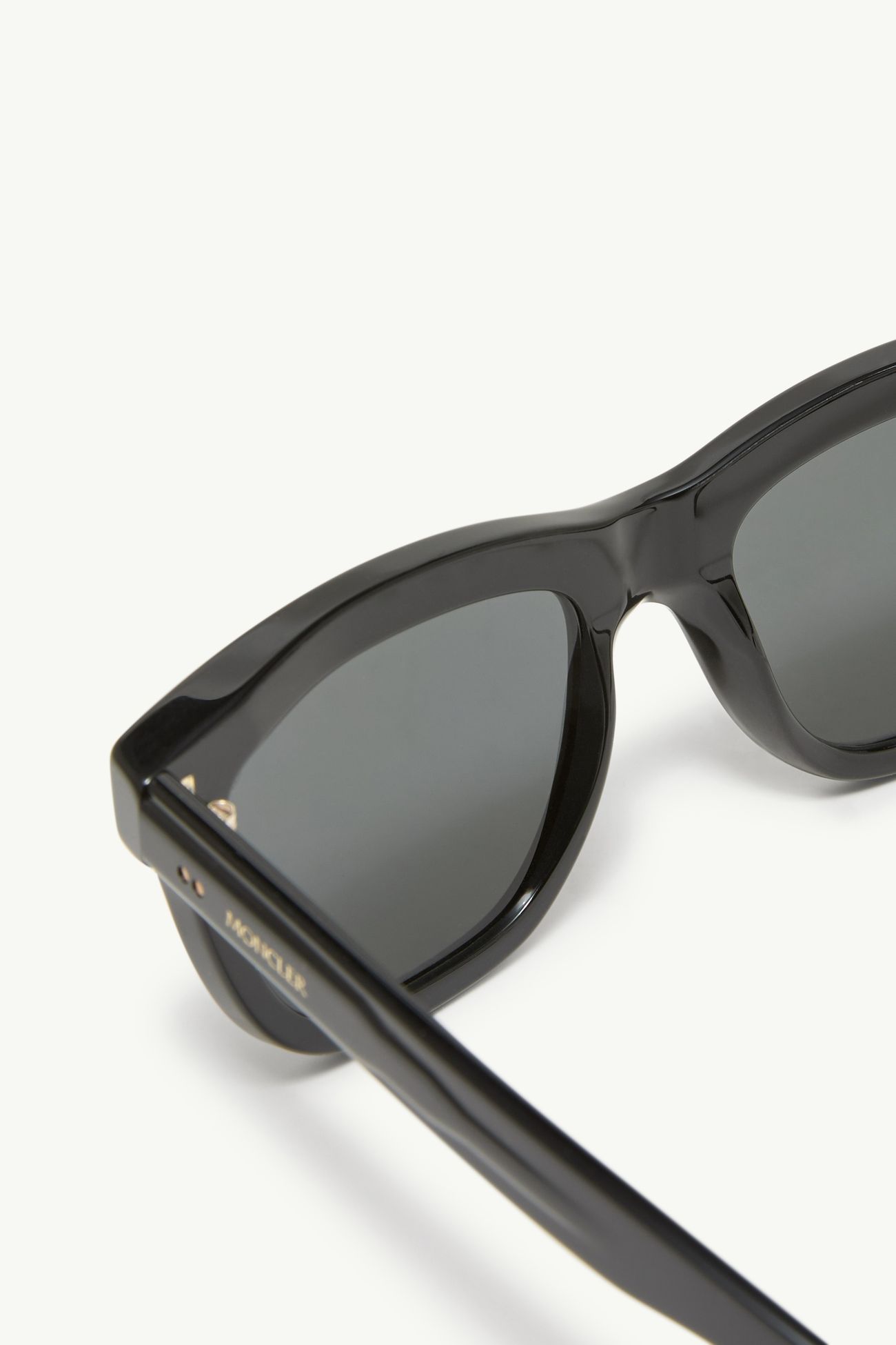 Gafas de sol rectangulares Bronzz De Género Neutro Negro Brillante Moncler 5