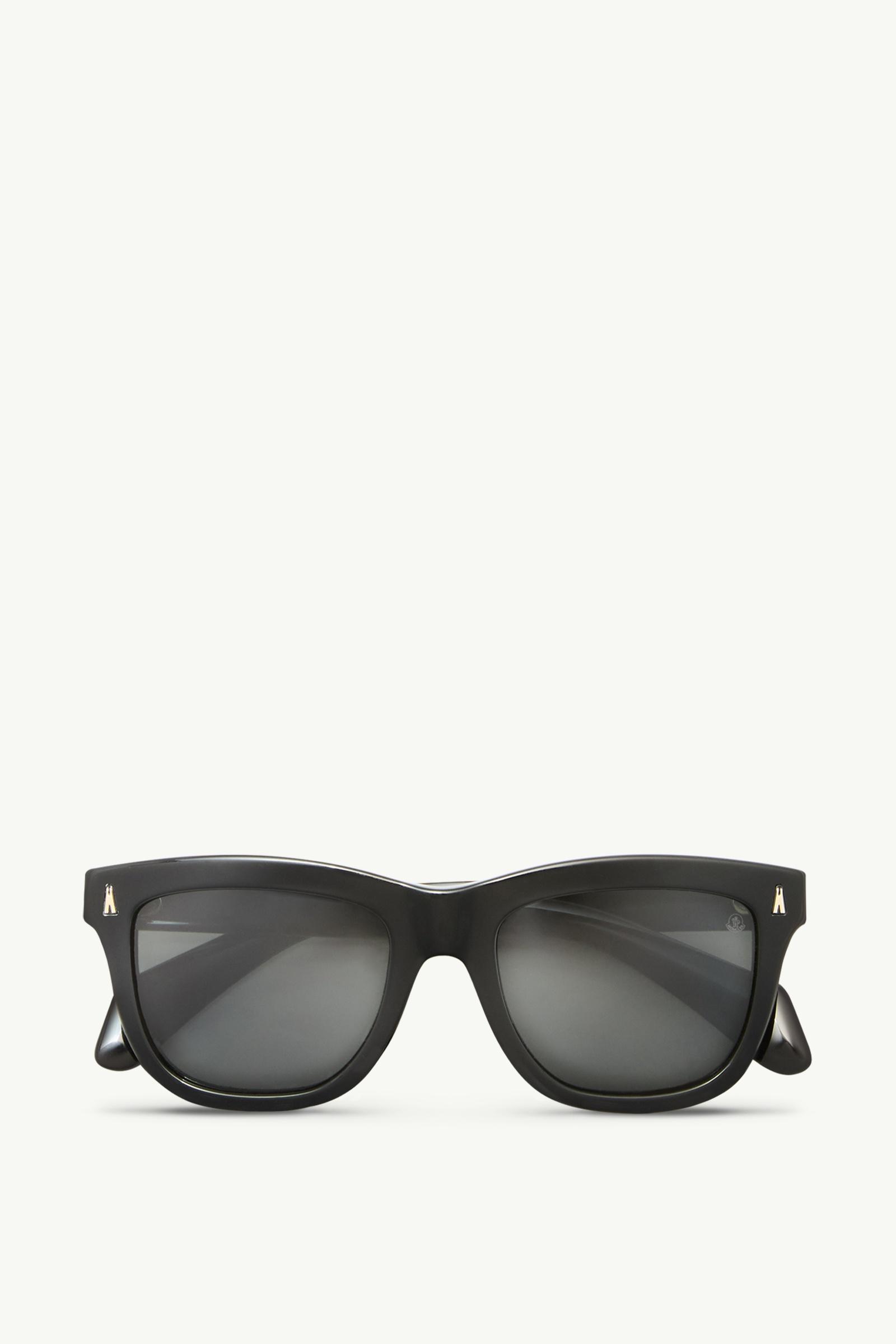Shiny Black Bronzz Rectangular Sunglasses - Sunglasses for Men