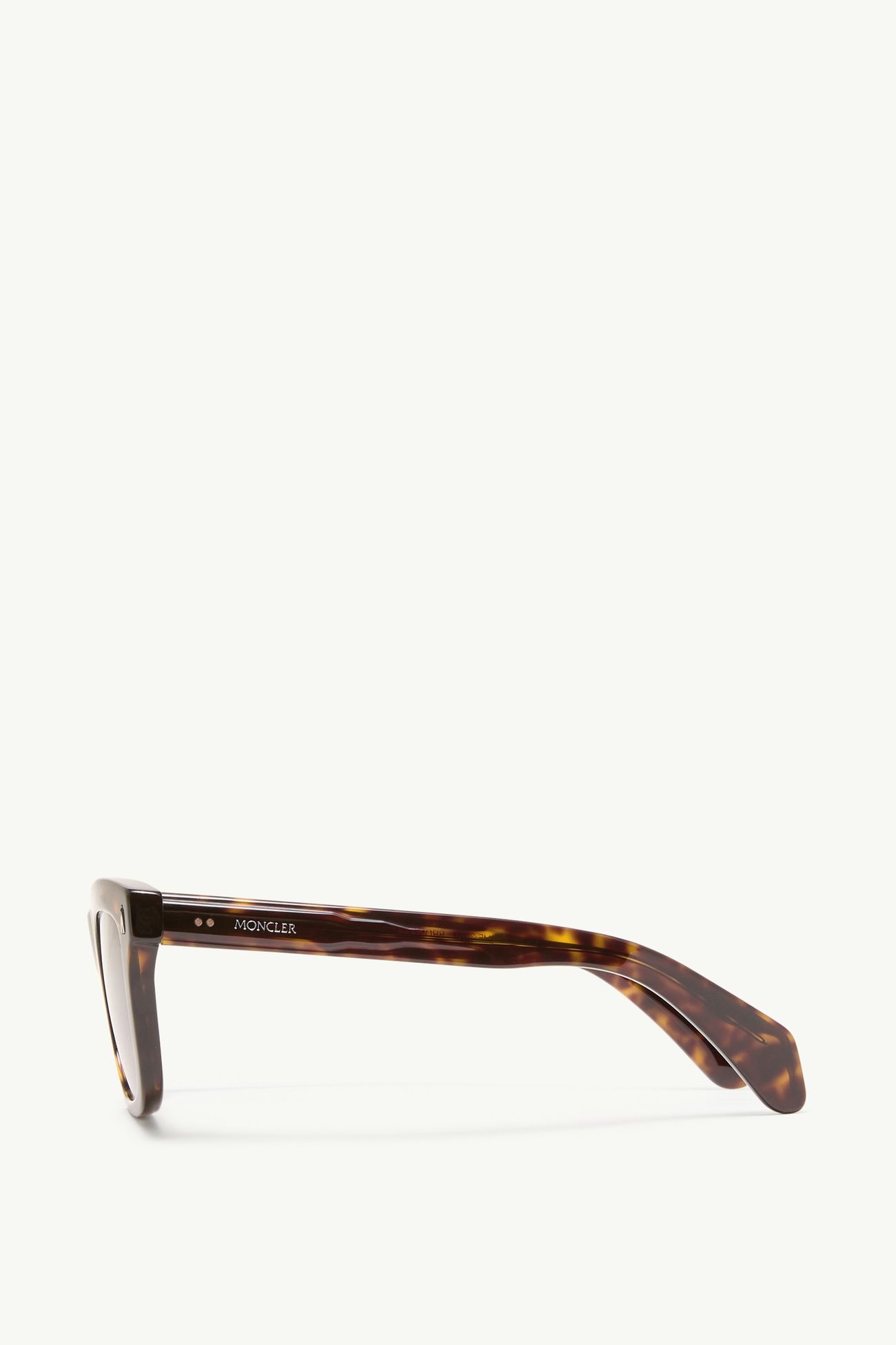 Bronzz Rechteckige Sonnenbrille Genderneutral Havanna Moncler 3