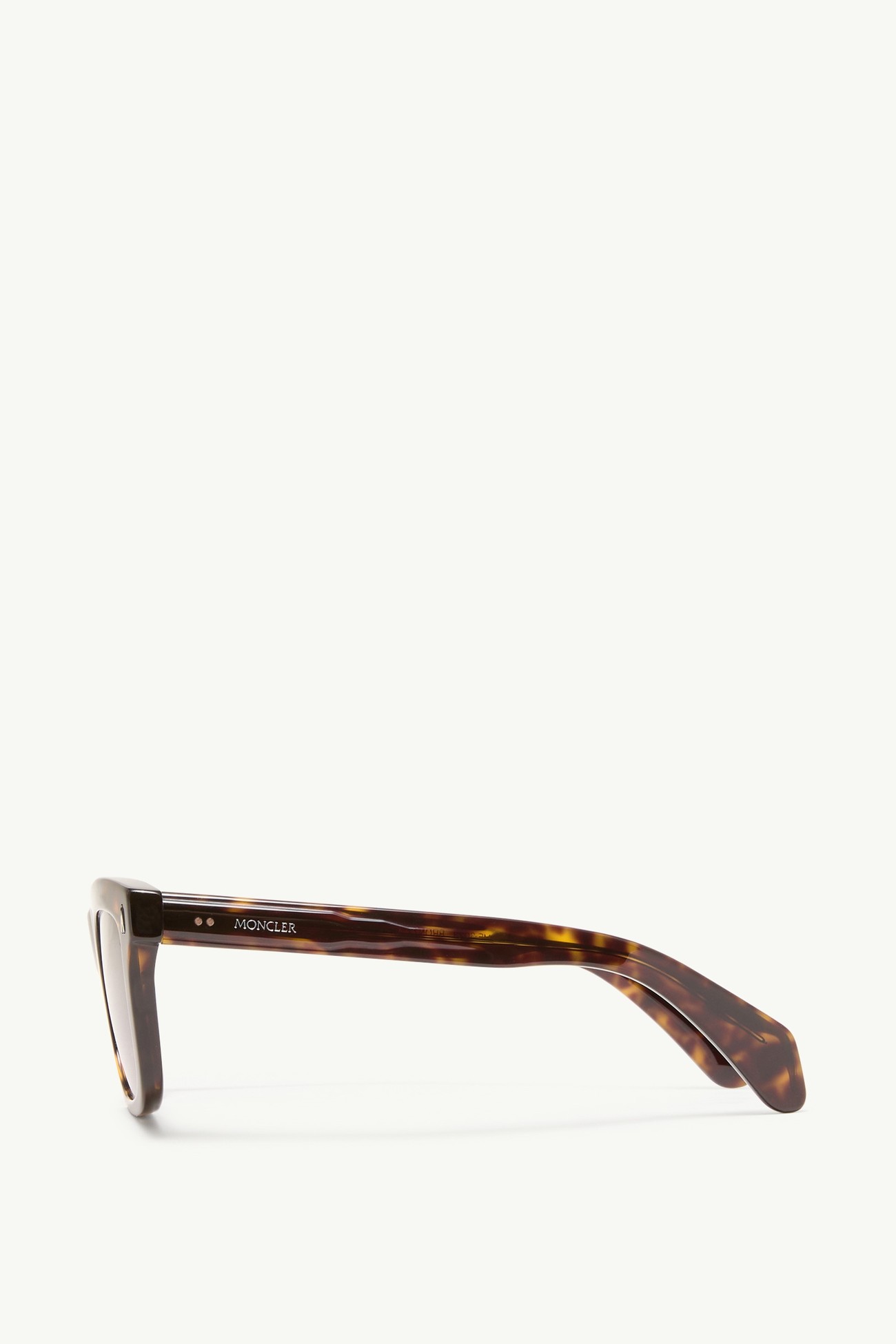 Lunettes de soleil rectangulaires Bronzz Mixte Havane Moncler 3