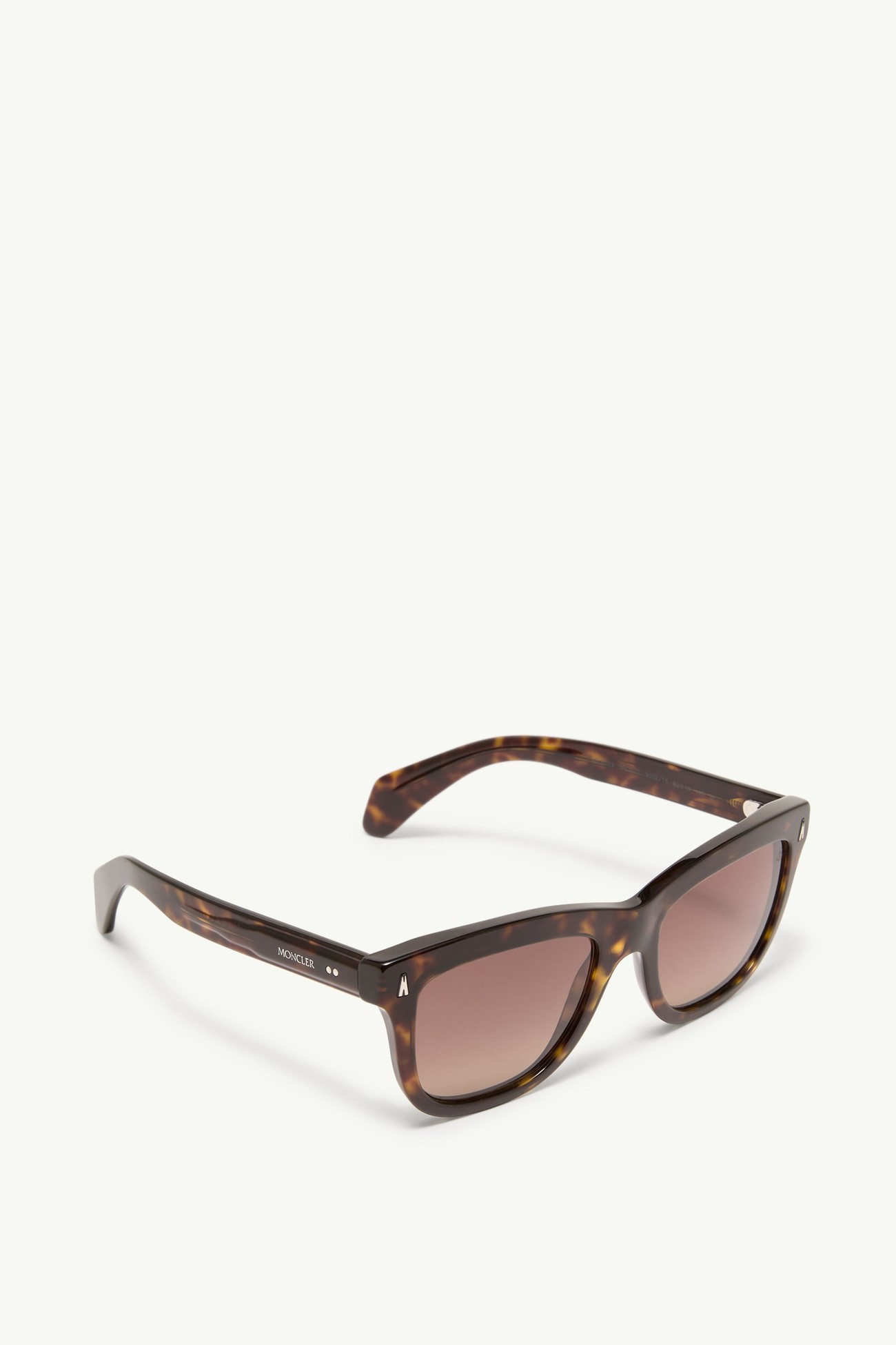 Bronzz Rectangular Sunglasses Gender Neutral Havana Moncler 4