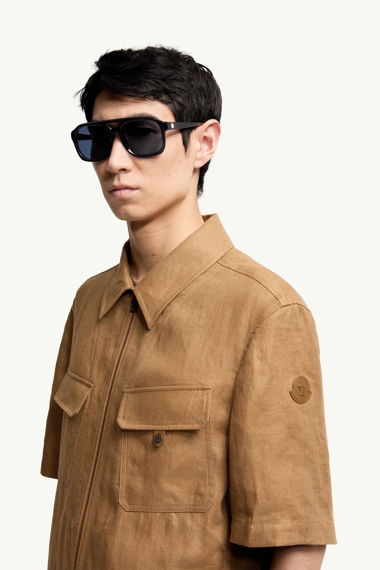 Vantos サングラス ジェンダーニュートラル シャイニーダークブルー Moncler 1