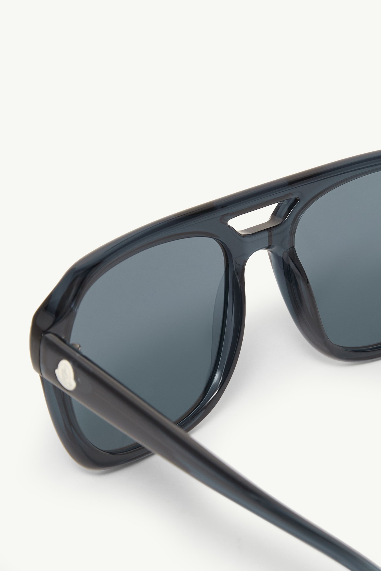 Vantos Rectangular Sunglasses Gender Neutral Shiny Dark Blue Moncler 5