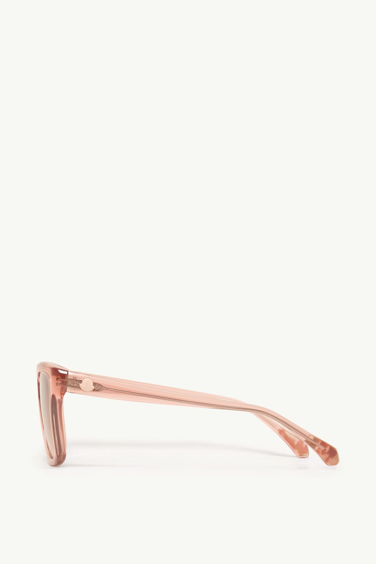 Clasico Rectangular Sunglasses Gender Neutral Shiny Pink Moncler 3