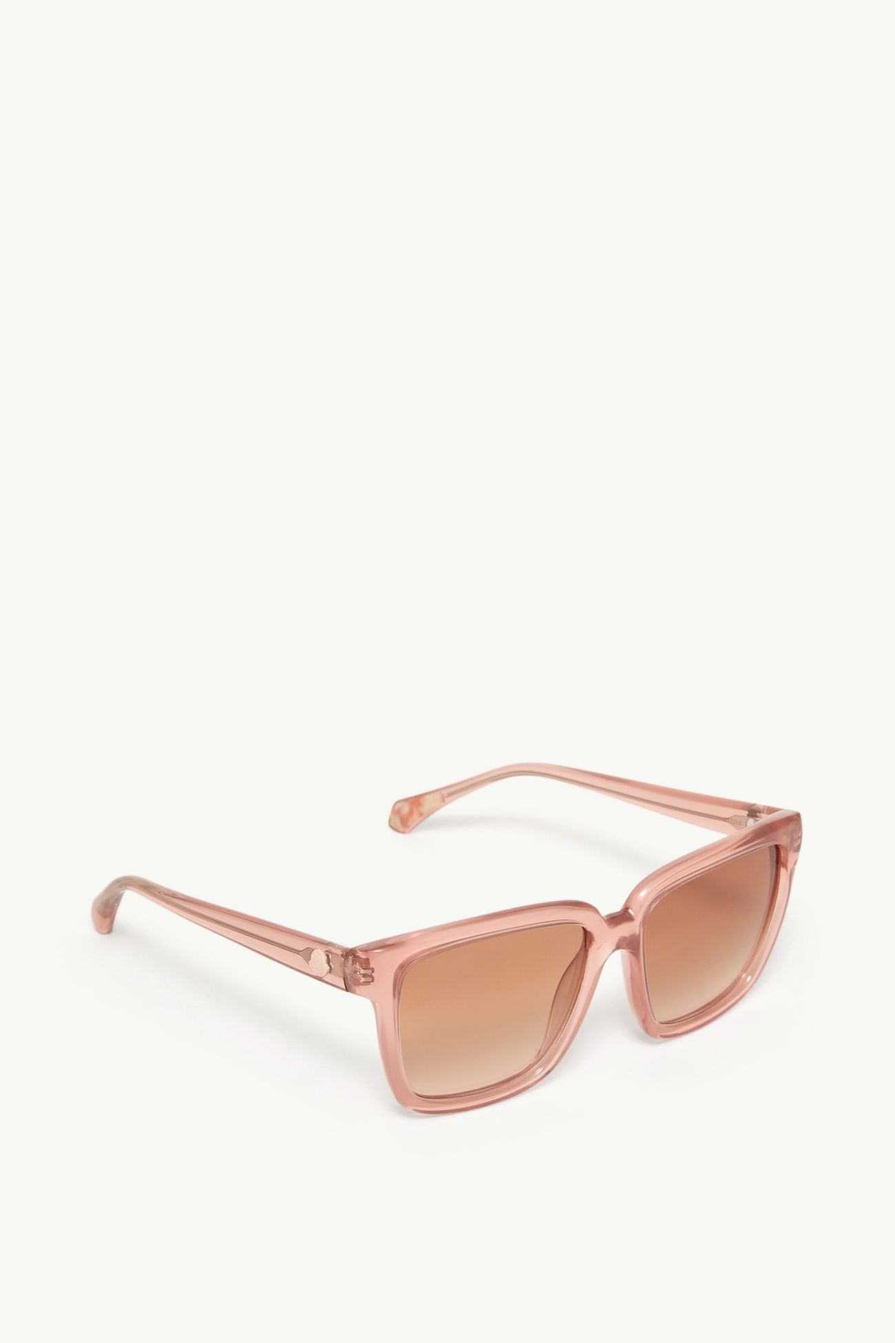 Clasico Rectangular Sunglasses Gender Neutral Shiny Pink Moncler 4