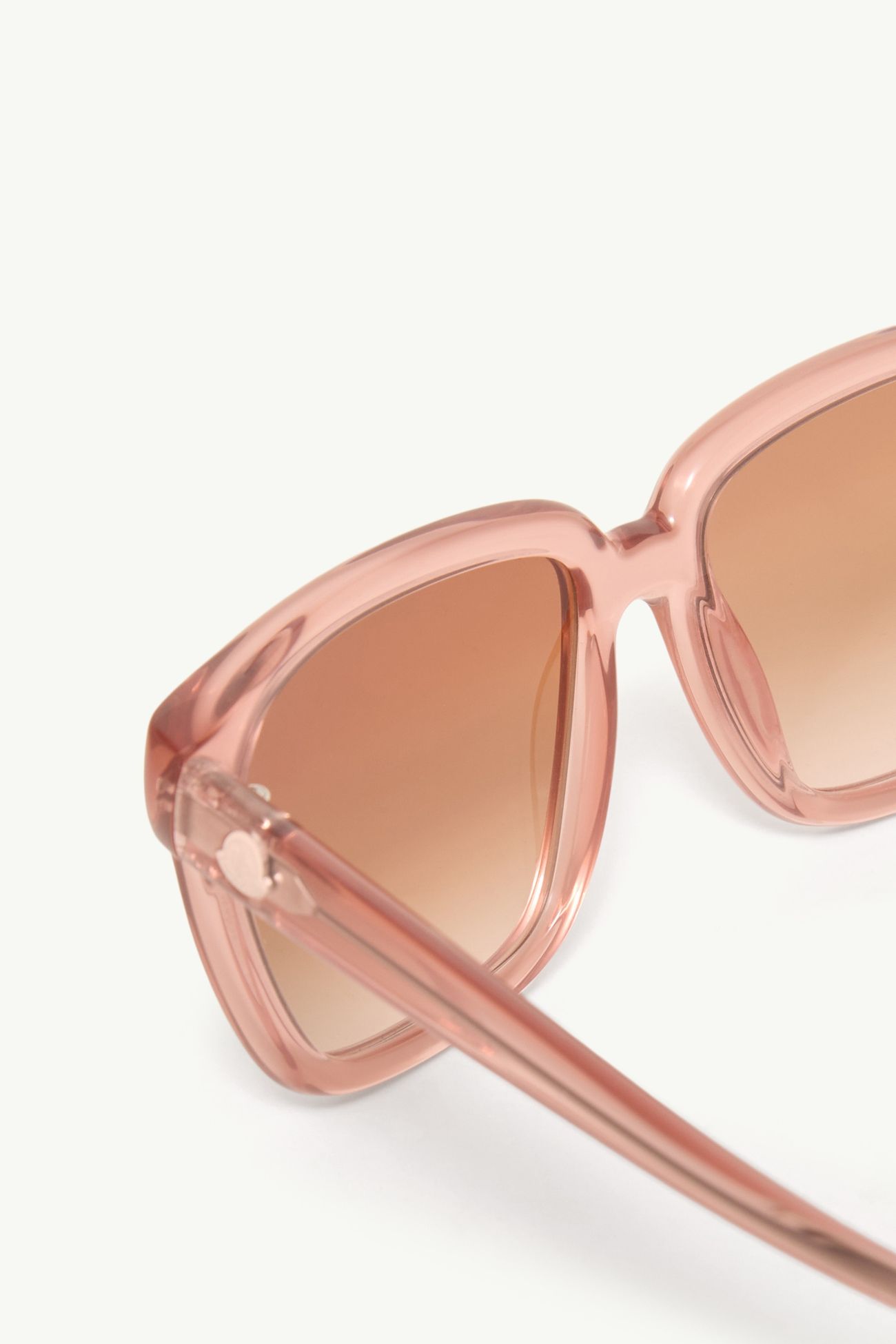 Clasico Rectangular Sunglasses Gender Neutral Shiny Pink Moncler 5