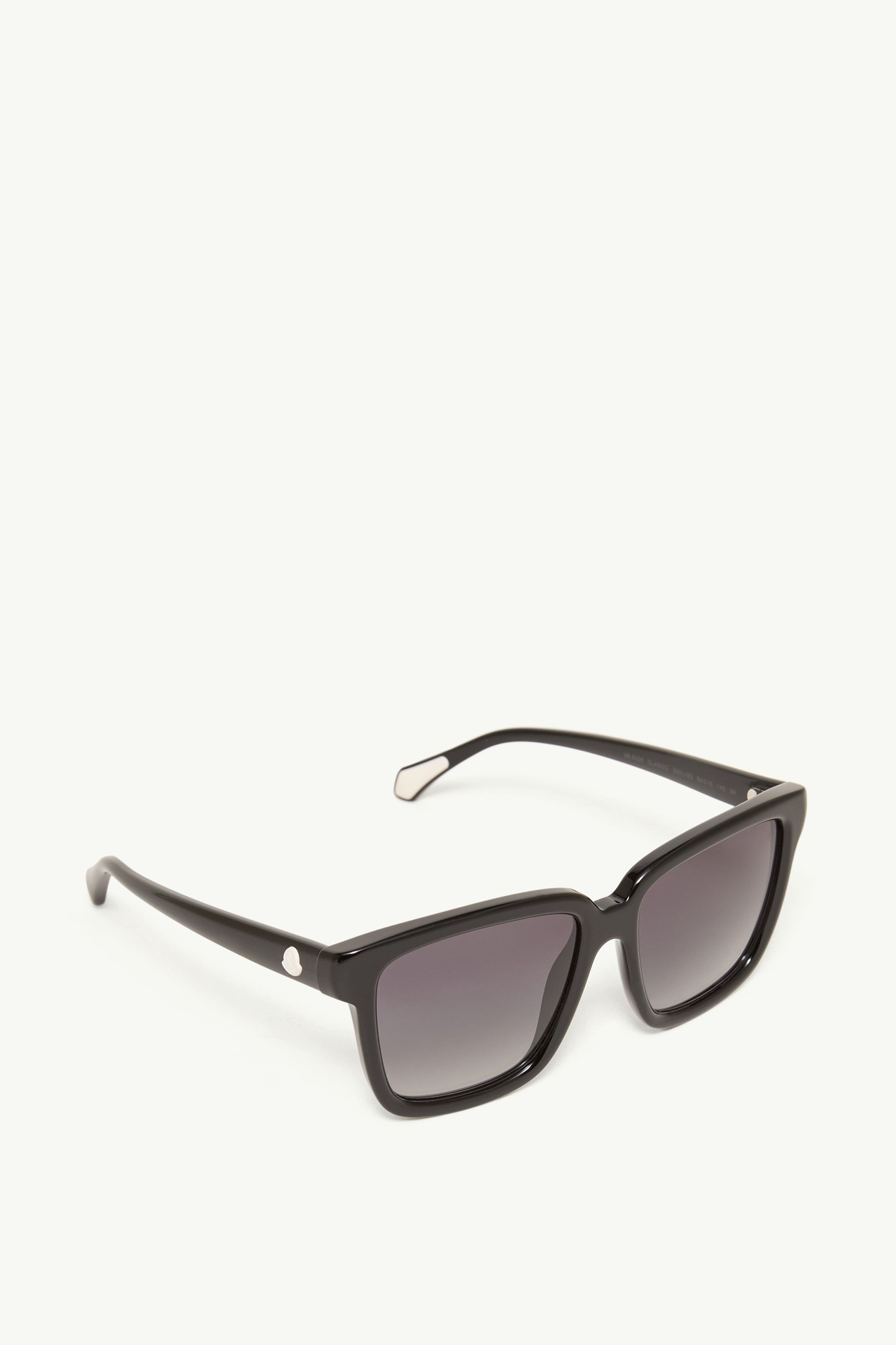Occhiali da sole rettangolari Clasico Gender Neutral Nero Brillante Moncler 4