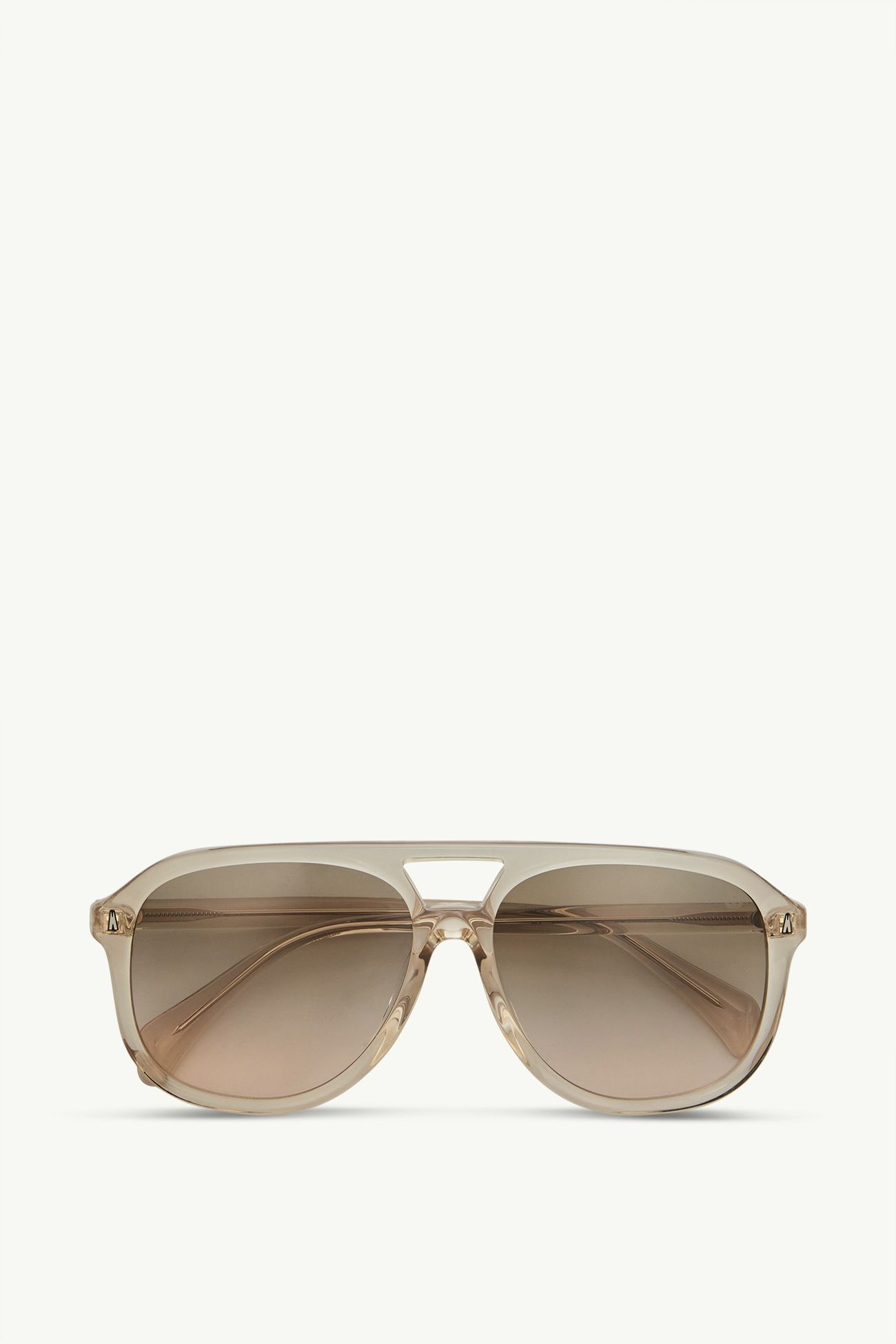 Fluxe Pilot Sunglasses Gender Neutral Transparent Gray Moncler 0