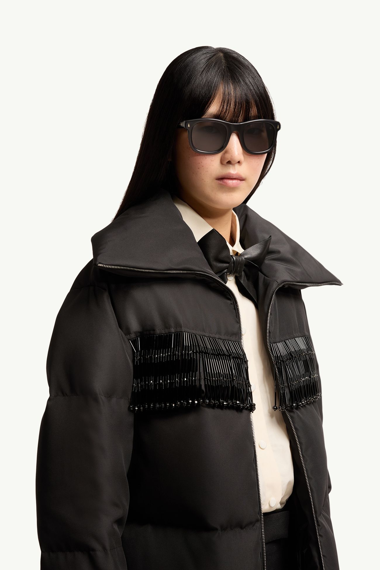 Noirr 스퀘어 선글라스 젠더 뉴트럴 블랙 Moncler 2