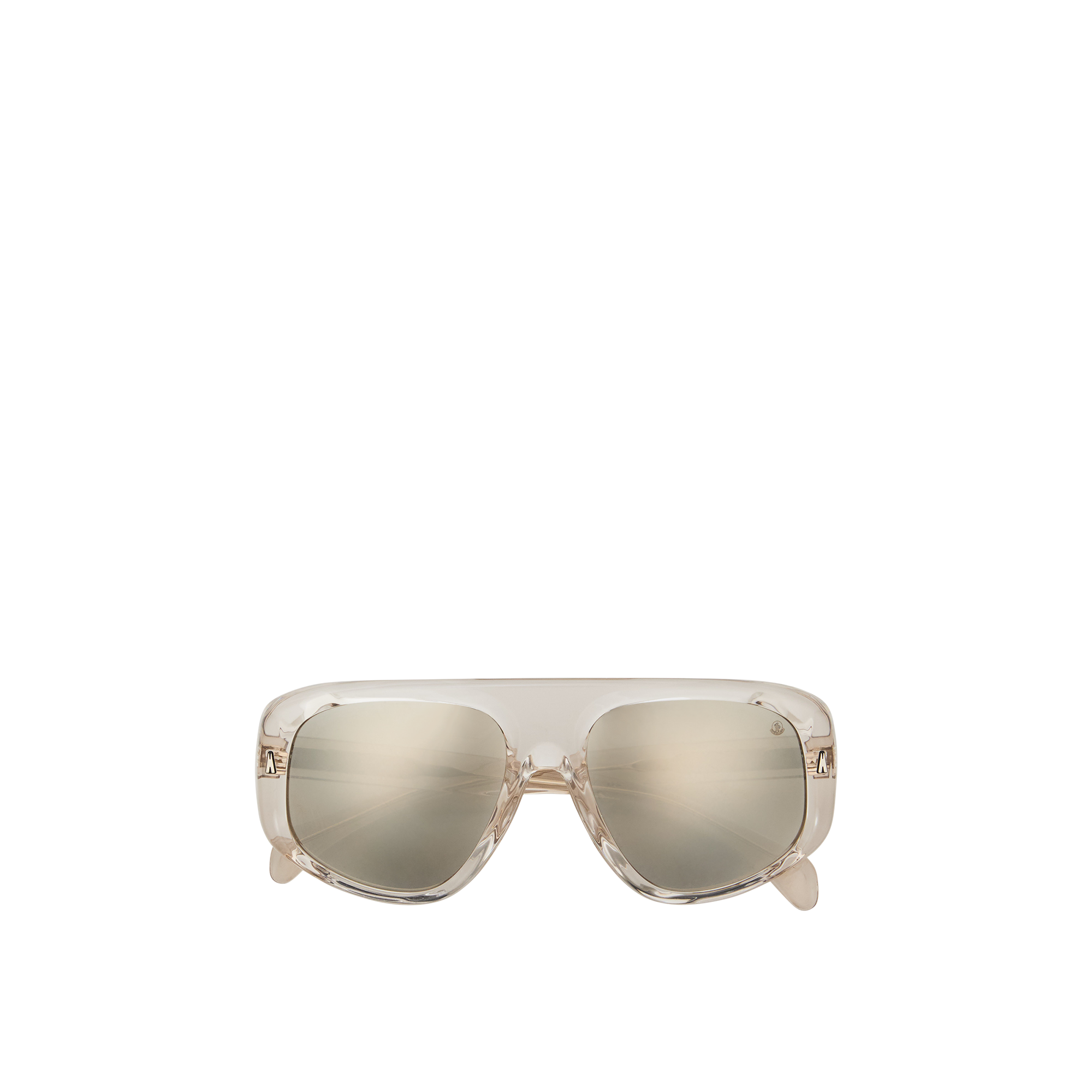 Moncler Unisex Brown Me6035u Auron 30035A Sunglasses Acetate White Pilot Mirror - Image 2