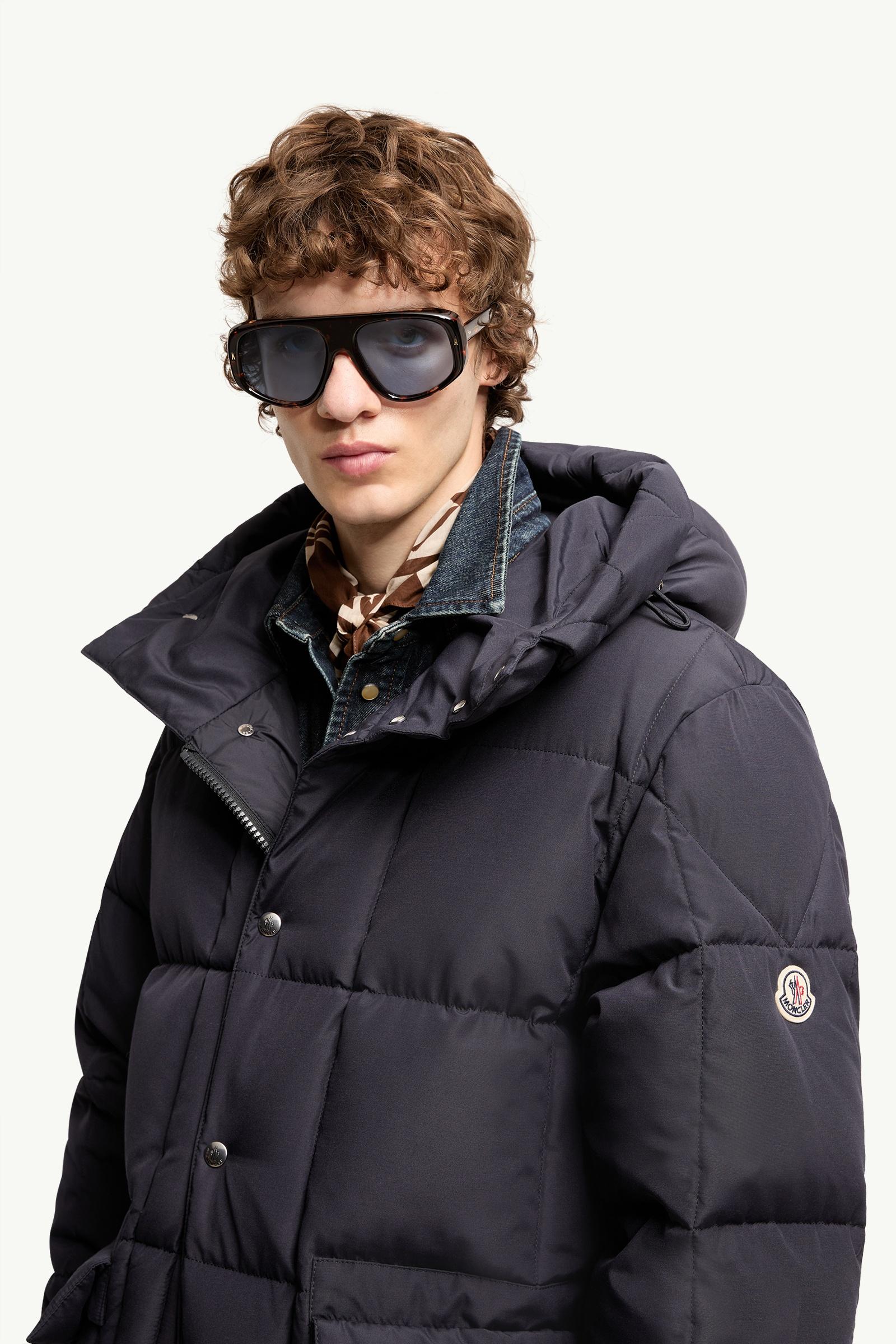 Brown Auron Pilot Sunglasses - Sunglasses for Men | Moncler AT