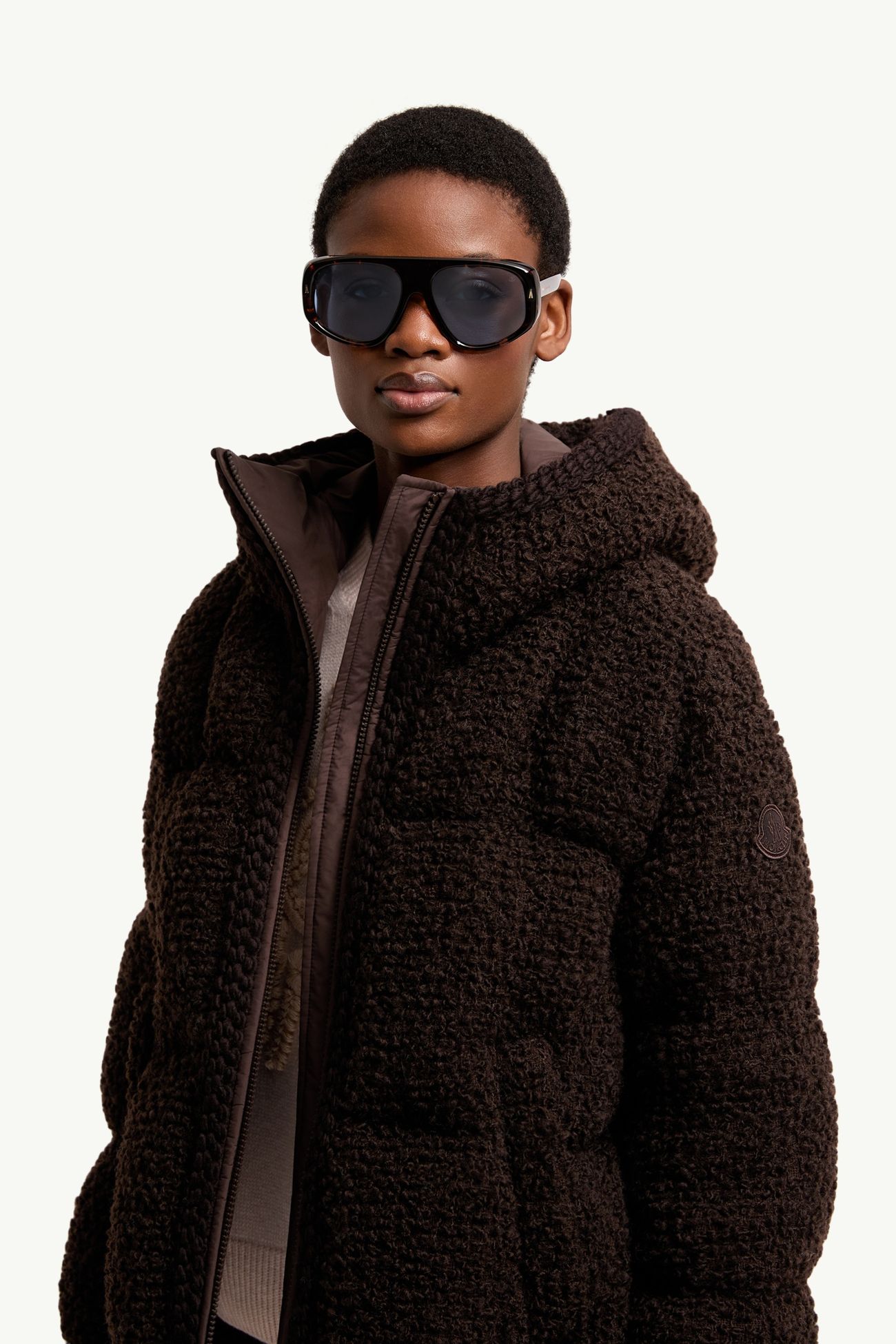 Auron Pilot Sunglasses Gender Neutral Brown Moncler 2