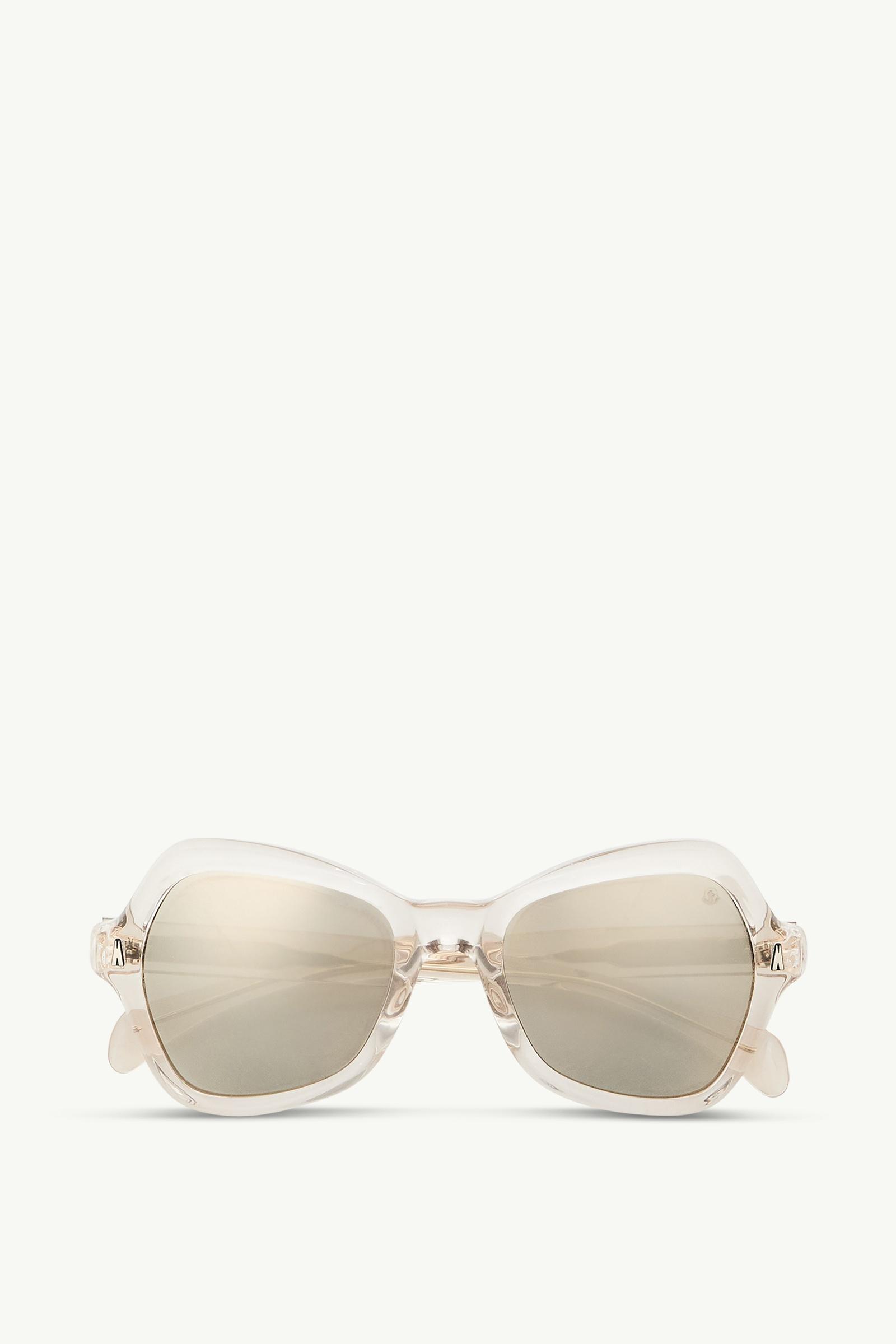 Elizia Butterfly Sunglasses Gender Neutral Transparent Gray Moncler, 1 of 0
