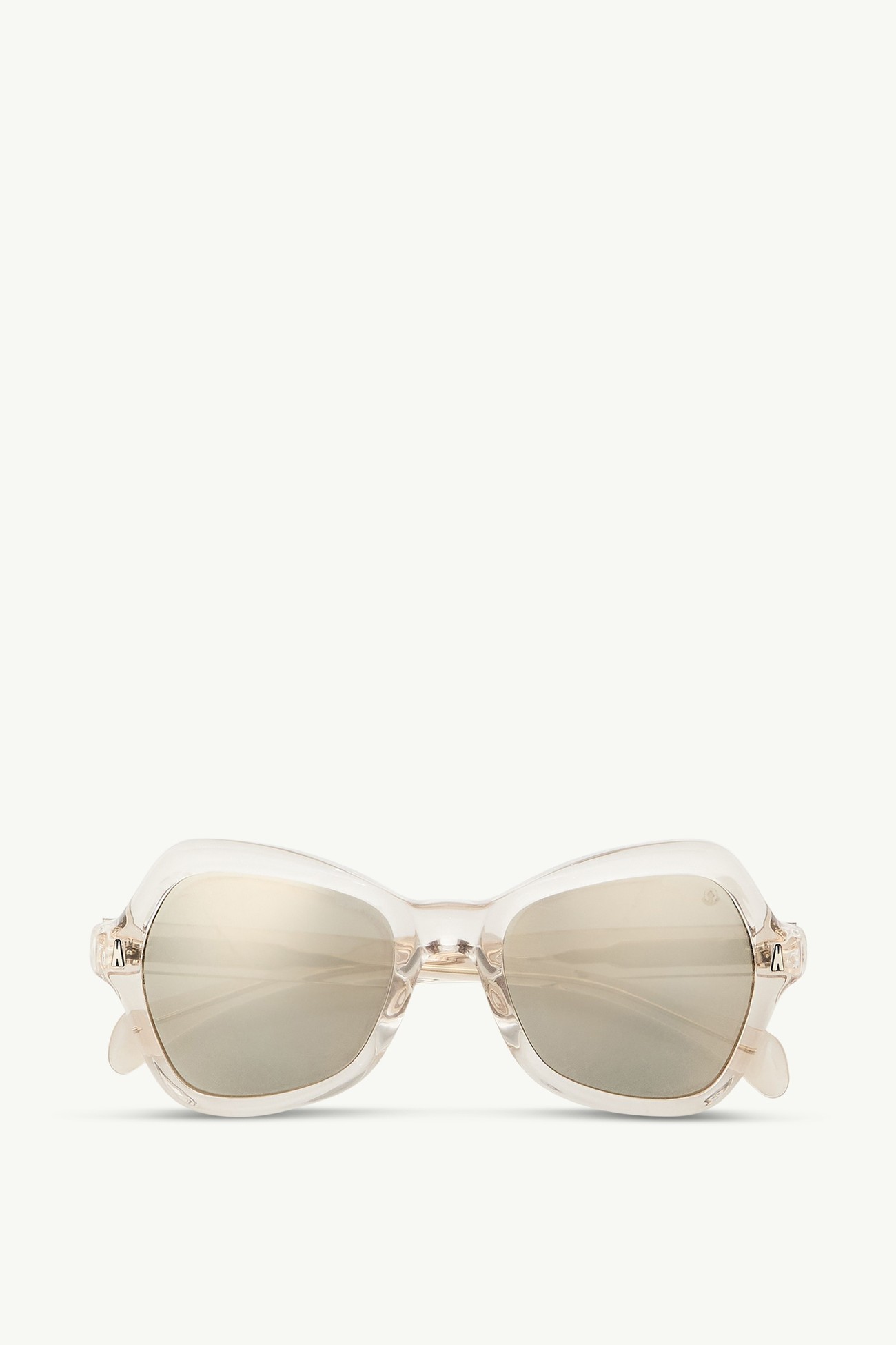 Occhiali da sole butterfly Elizia Gender Neutral Grigio Trasparente Moncler 0