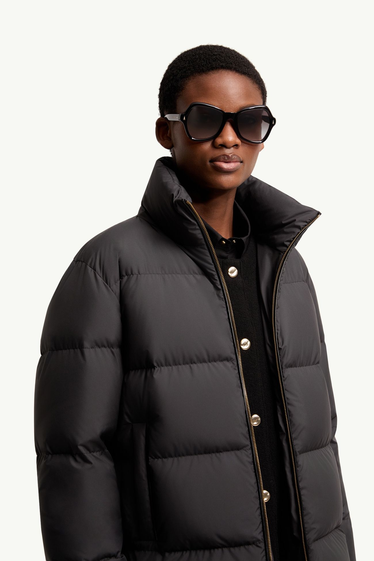 Elizia Butterfly Sunglasses Gender Neutral Dark Gray Moncler 1