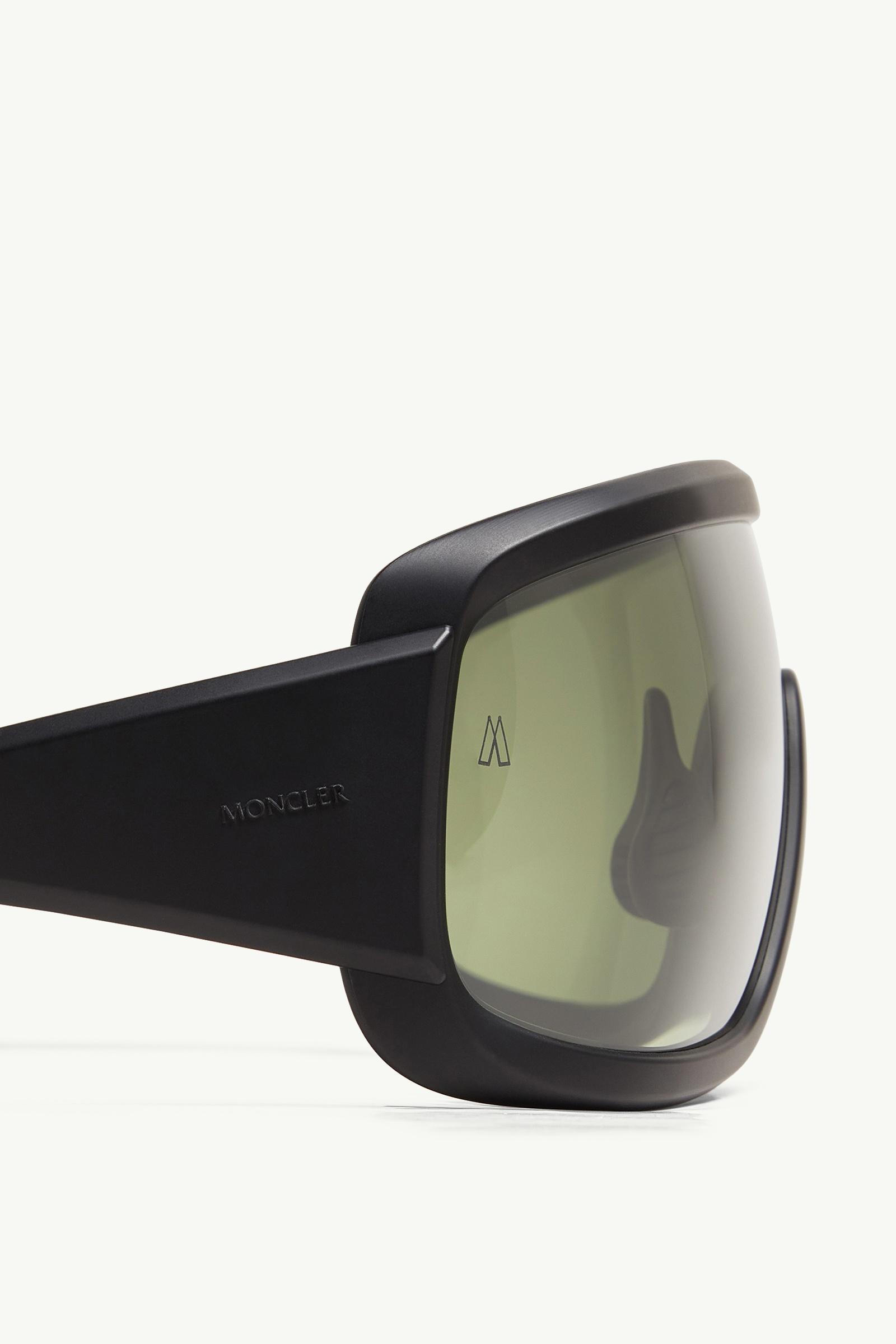 Matte Black Snowseeker Rectangular Sunglasses - Sunglasses for Men