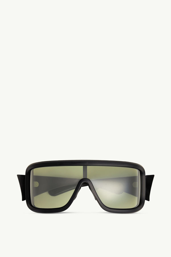 Snowseeker Rectangular Sunglasses Gender Neutral Matte Black Moncler 0