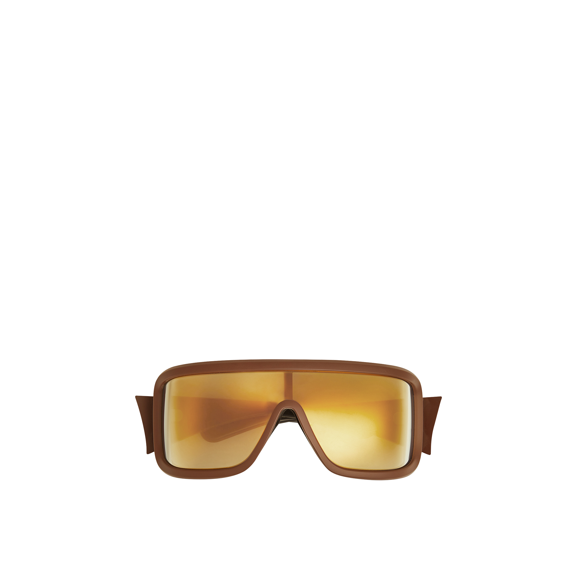 Moncler   Snowseeker Rectangular Sunglasses  in Brown, Size: 42
