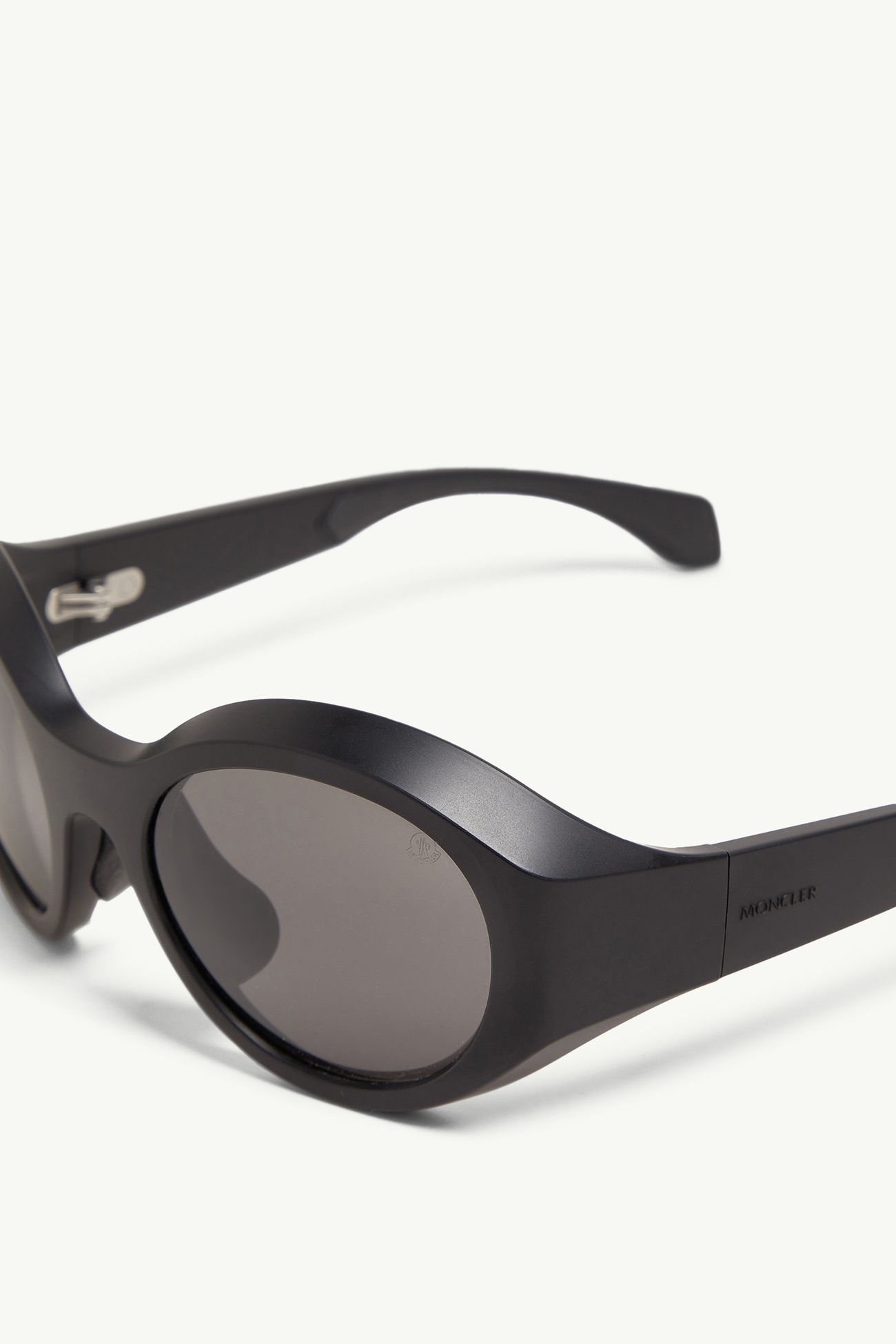 Gafas de sol redondas Futuro De Género Neutro Negro Mate Moncler 3