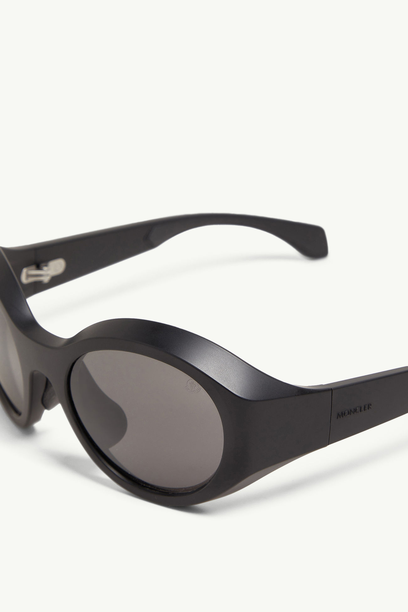 Lunettes de soleil rondes Futuro Mixte Noir Mat Moncler 3